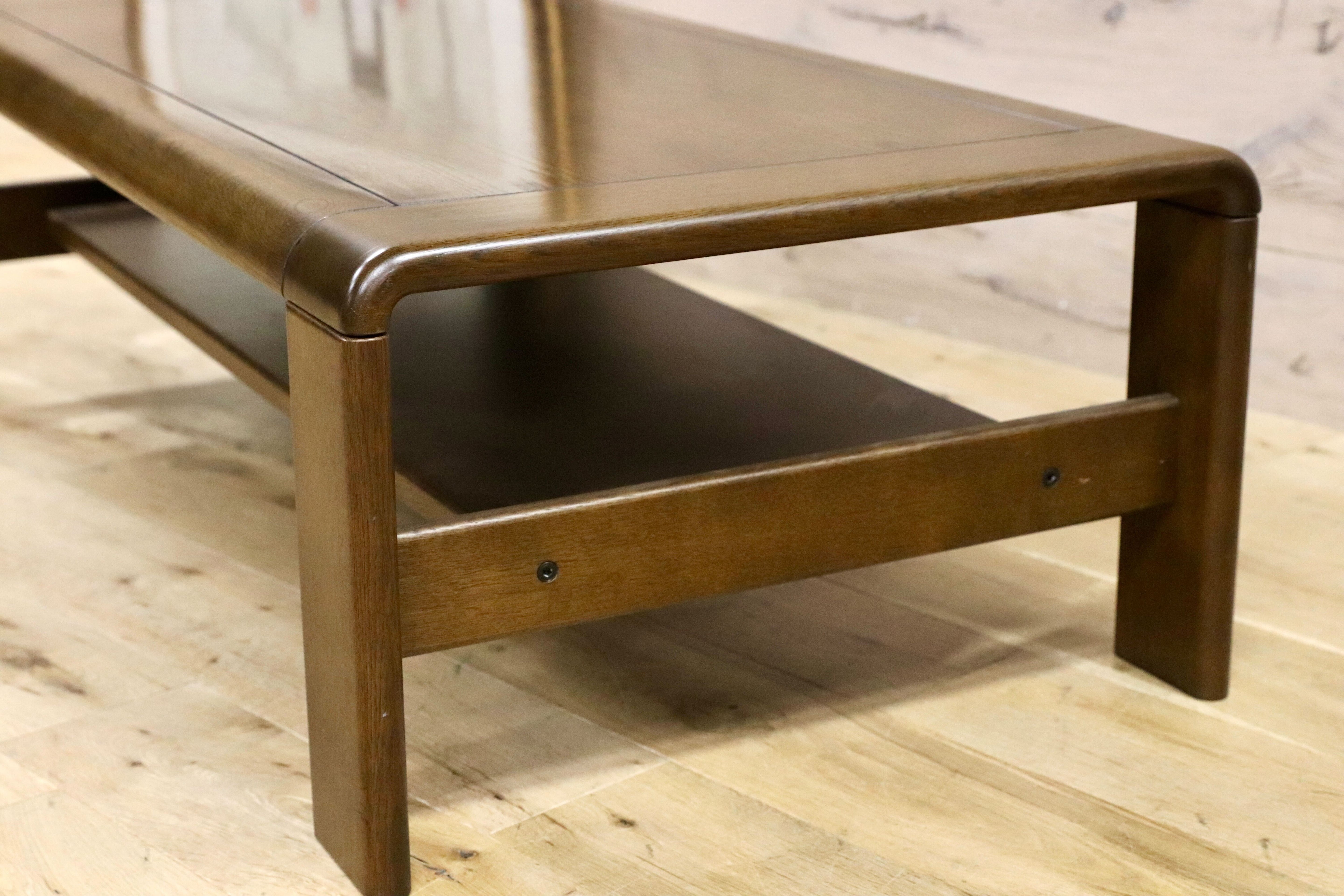 GMGK537○karimoku / カリモク センターテーブル リビングテーブル 応接 机 楢材 ローテーブル 国産家具 和モダン