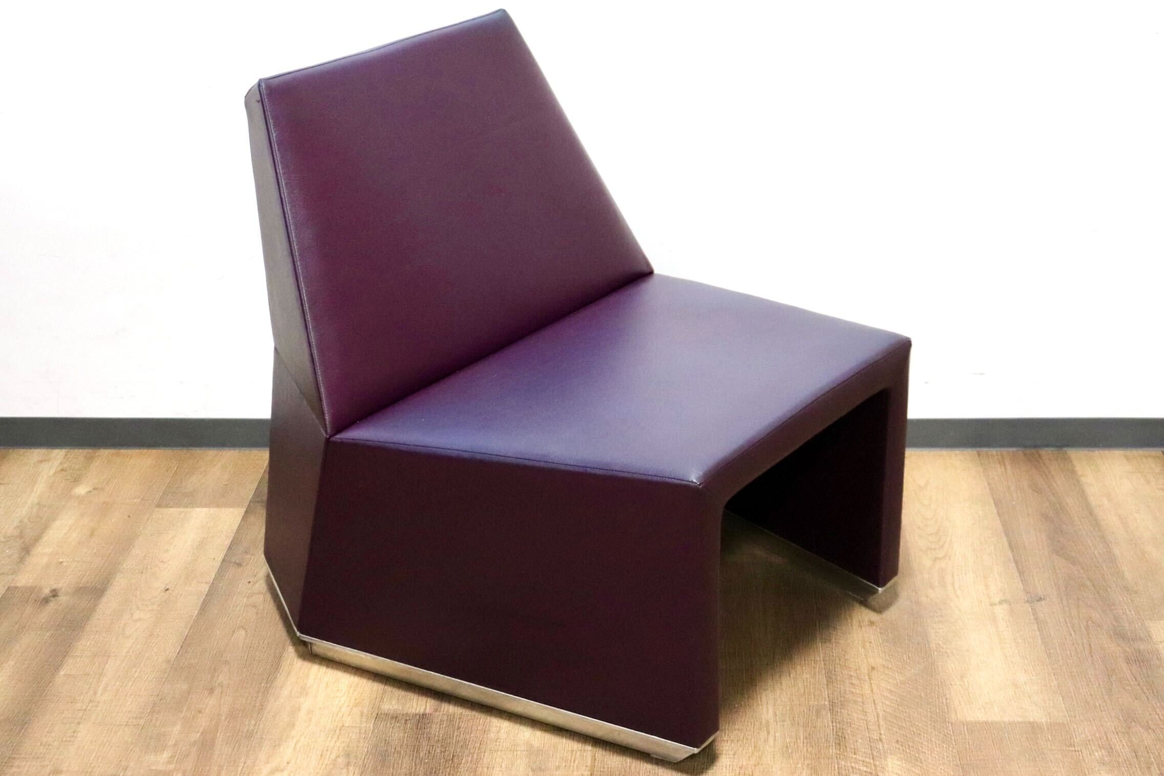 GMHH135D○Cassina ixc / カッシーナイクスシー ラウンジチェア システムチェア 椅子 1人掛けソファ ロビー レザー イタリア ポストモダン