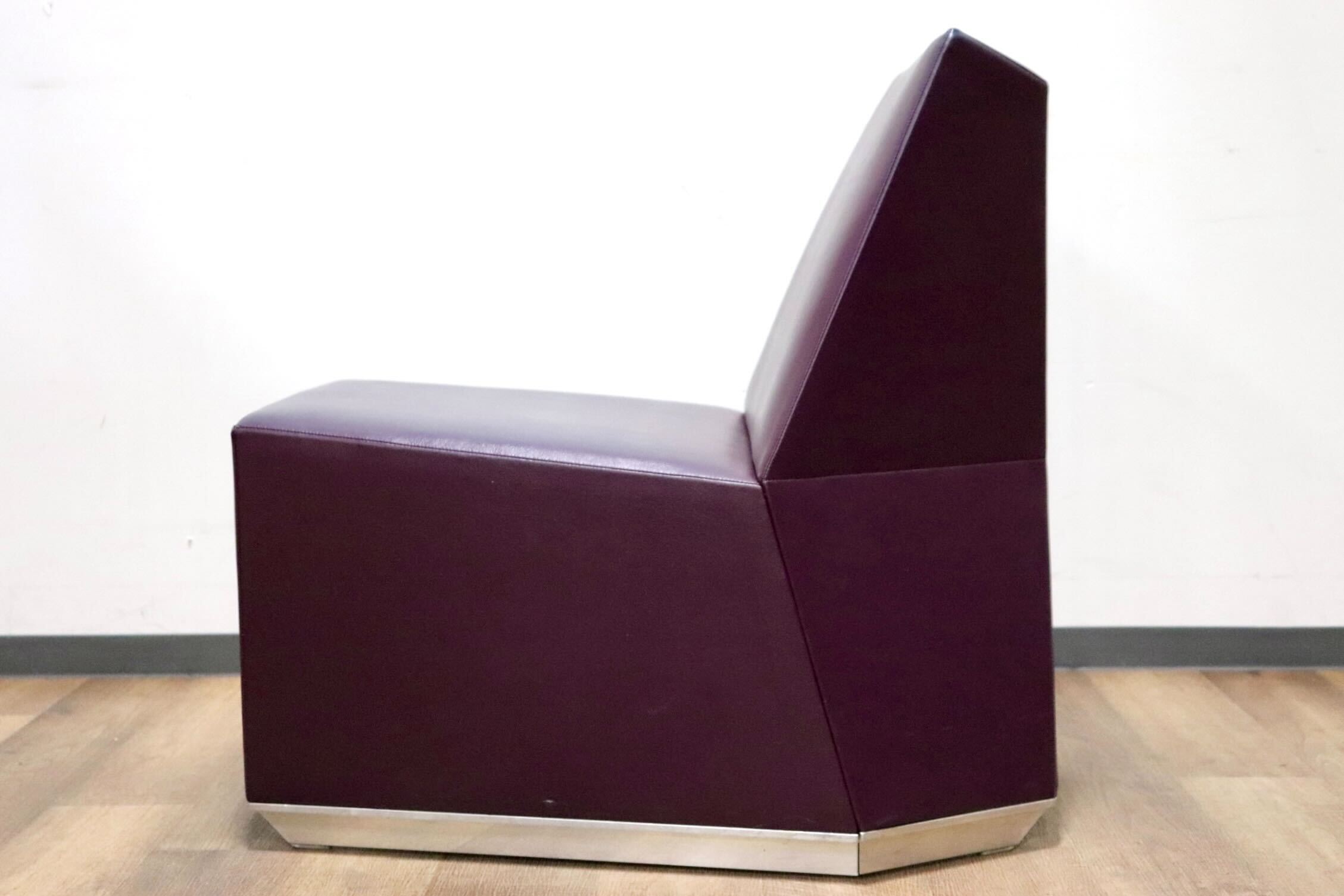 GMHH135D○Cassina ixc / カッシーナイクスシー ラウンジチェア システムチェア 椅子 1人掛けソファ ロビー レザー イタリア ポストモダン