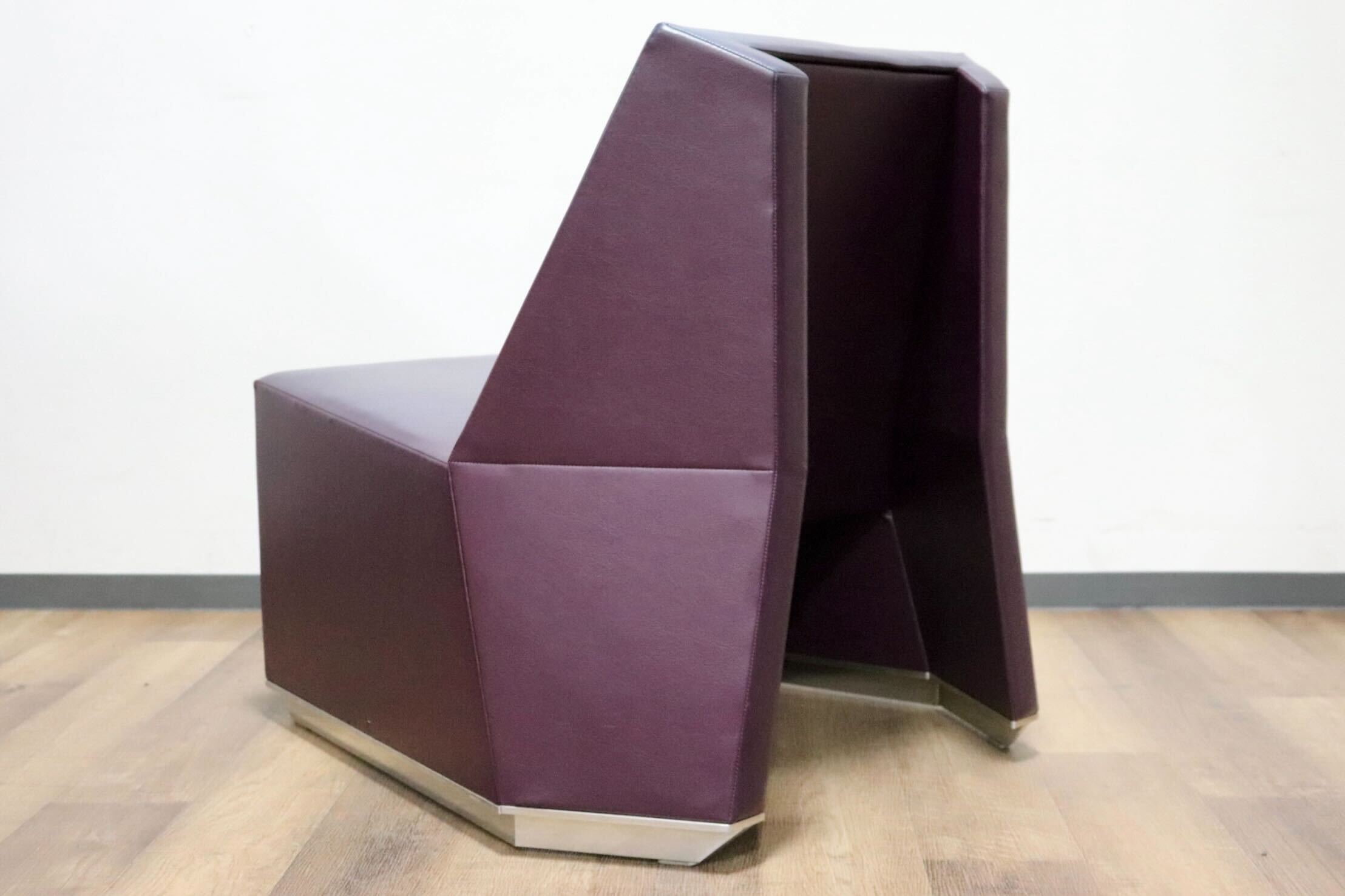 GMHH135D○Cassina ixc / カッシーナイクスシー ラウンジチェア システムチェア 椅子 1人掛けソファ ロビー レザー イタリア ポストモダン