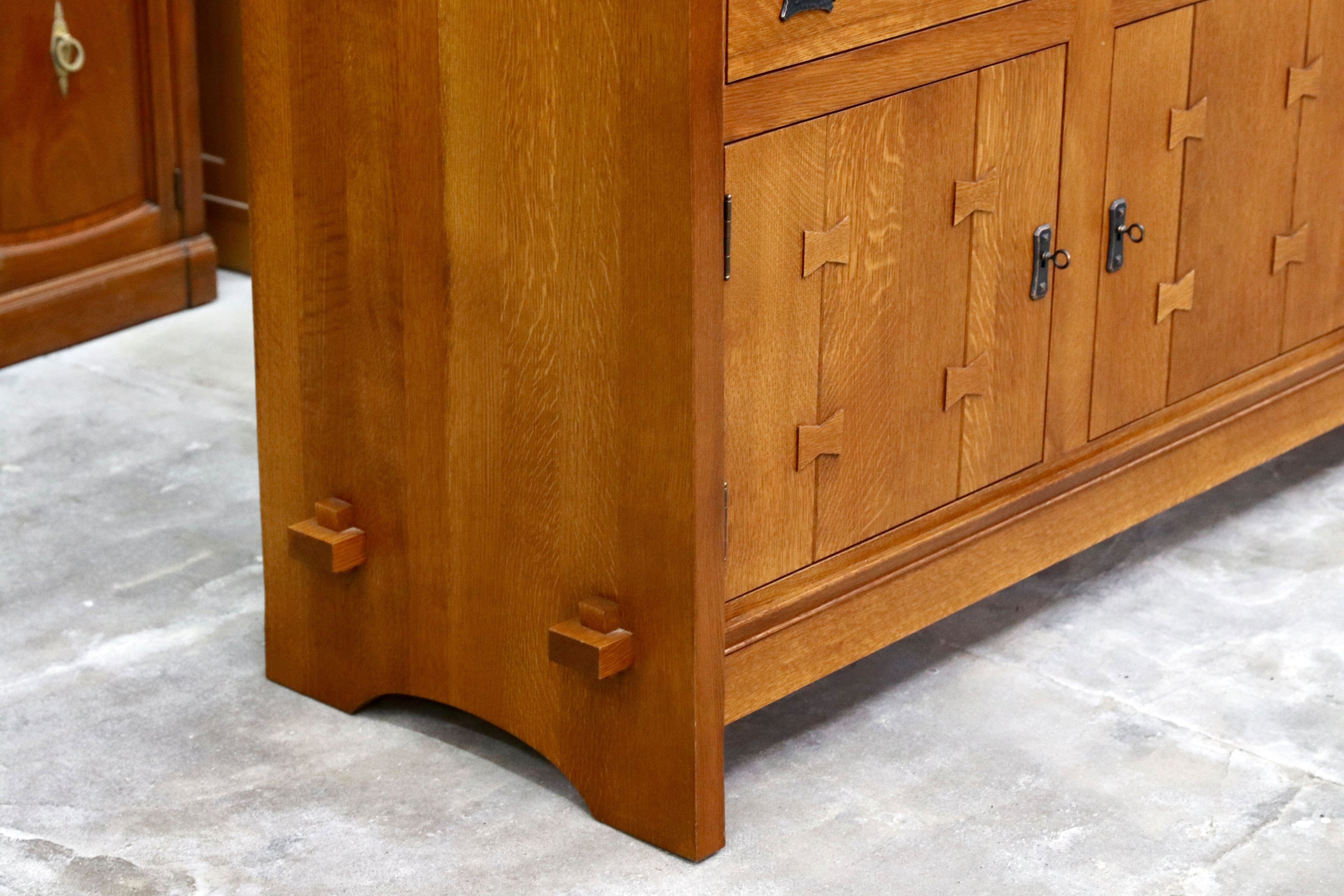 GMIK8○Stickley / スティックレー 横浜ダニエル サイドボード リビングボード オーク無垢 アーリーアメリカン クラシック 最高級 稀少