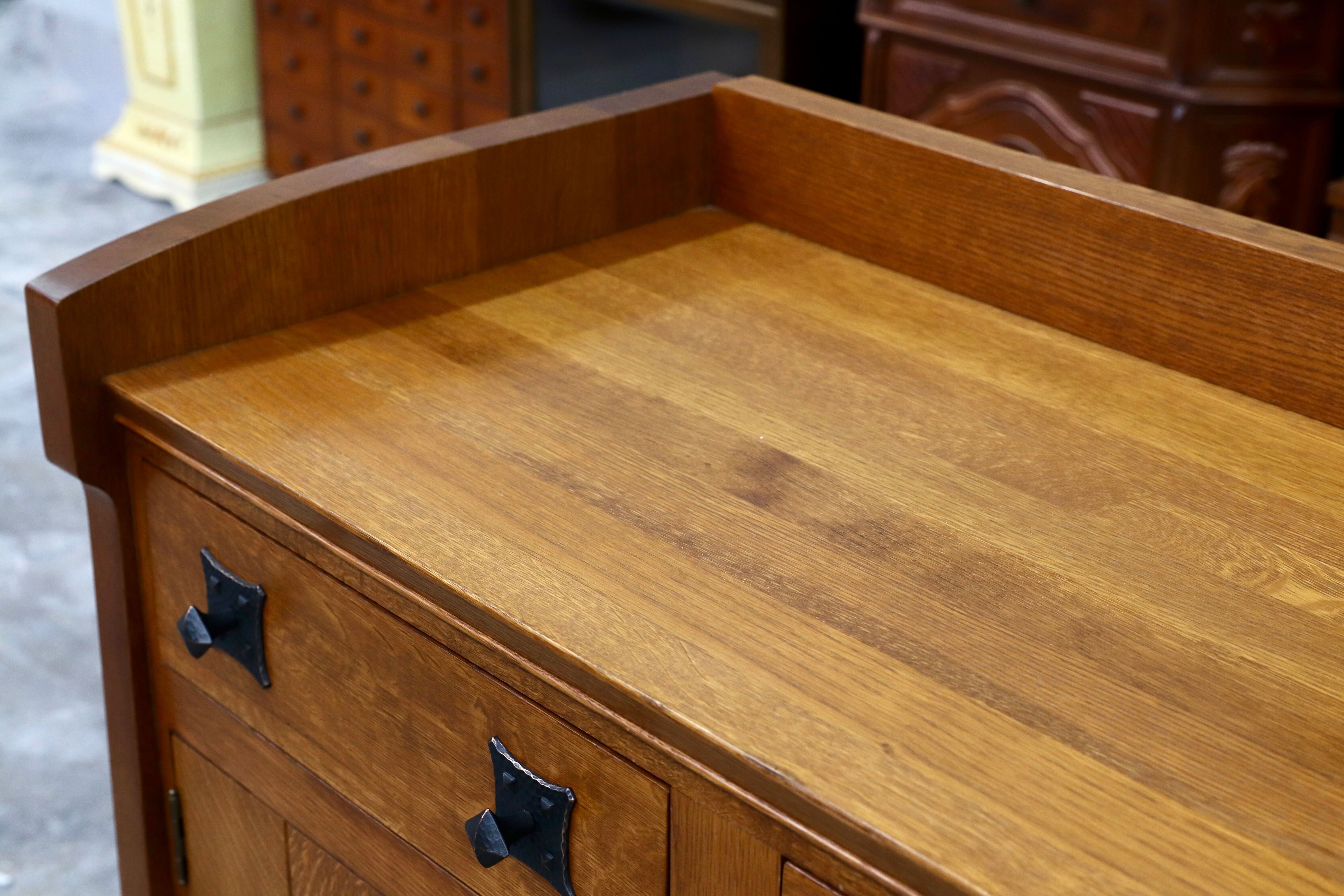 GMIK8○Stickley / スティックレー 横浜ダニエル サイドボード リビングボード オーク無垢 アーリーアメリカン クラシック 最高級 稀少