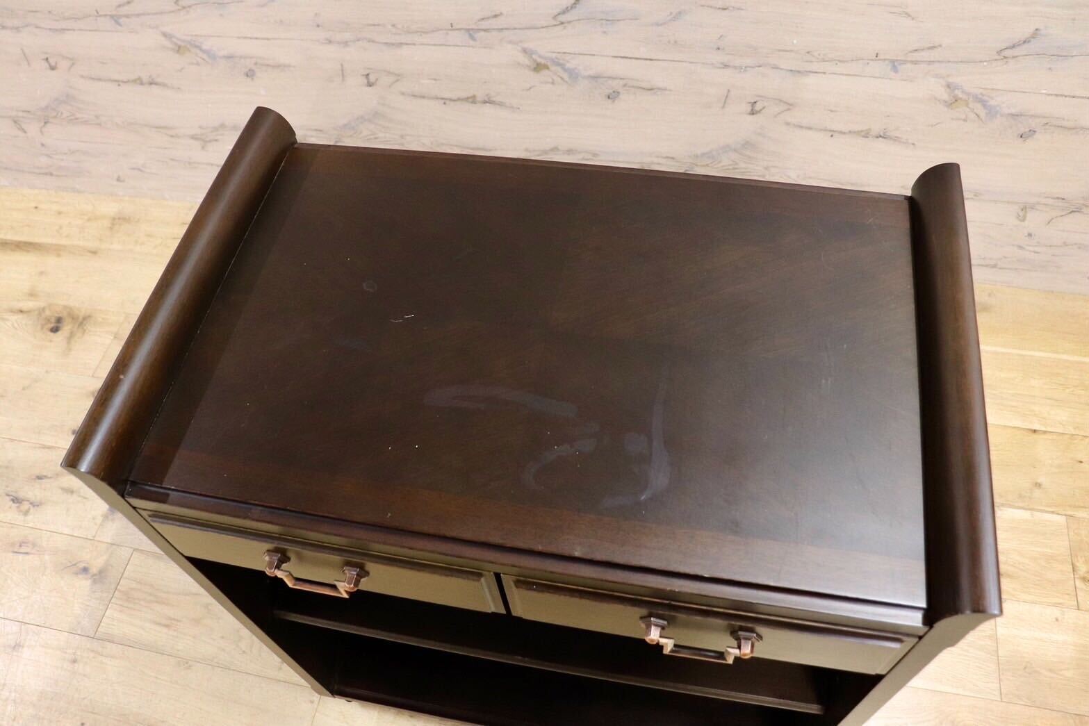 GMIS412○maruni / マルニ 地中海 ワゴン キャスター付き サイドキャビネット 引出し収納 クラシック アンティーク ヴィンテージ