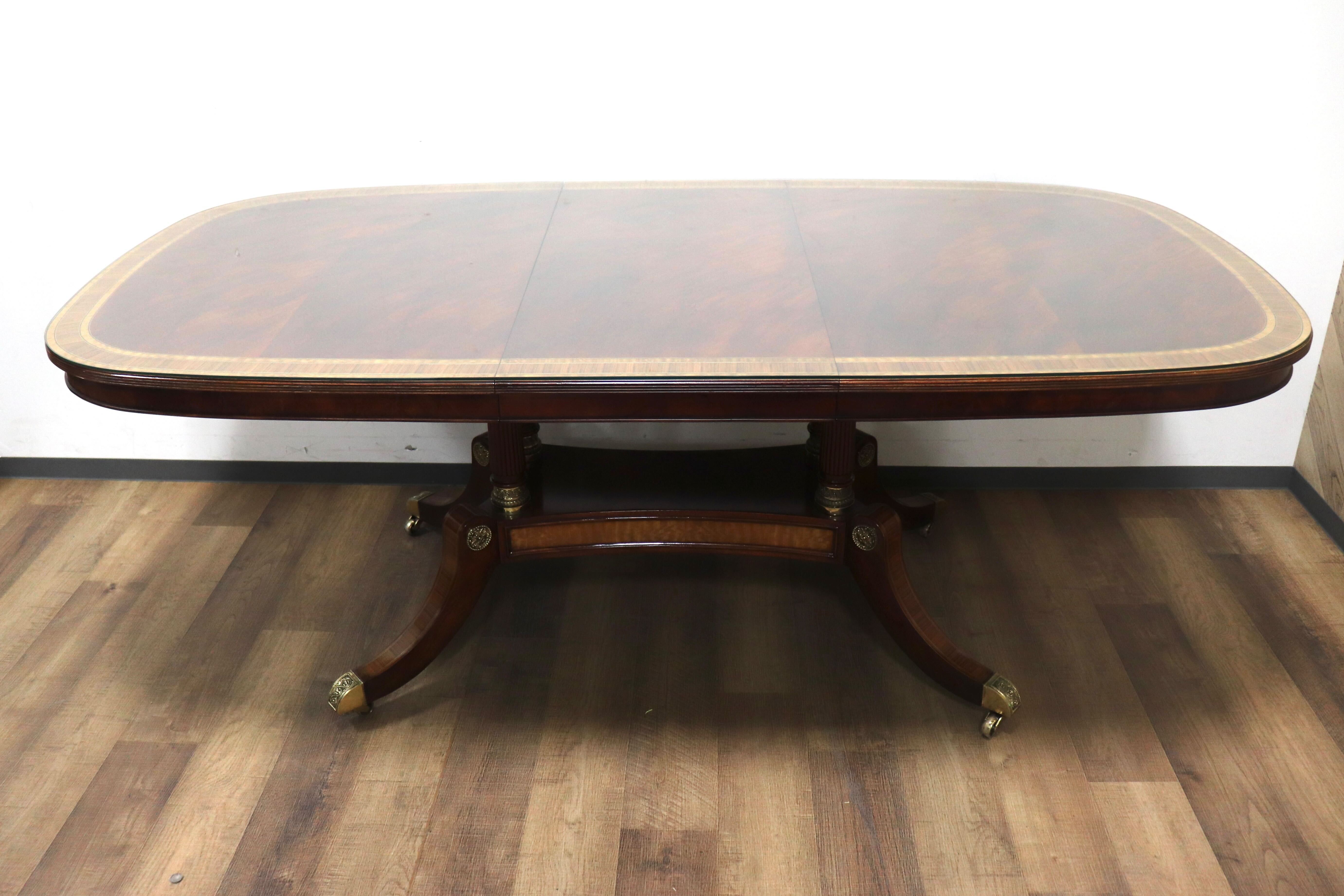 GMHK287G○THEODORE ALEXANDER / セオドアアレキサンダー ダイニングテーブル 伸長式 マホガニー材 英国 イギリス 定価約150万
