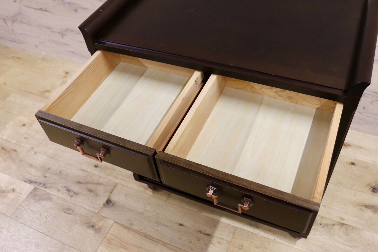 GMIS412○maruni / マルニ 地中海 ワゴン キャスター付き サイドキャビネット 引出し収納 クラシック アンティーク ヴィンテージ