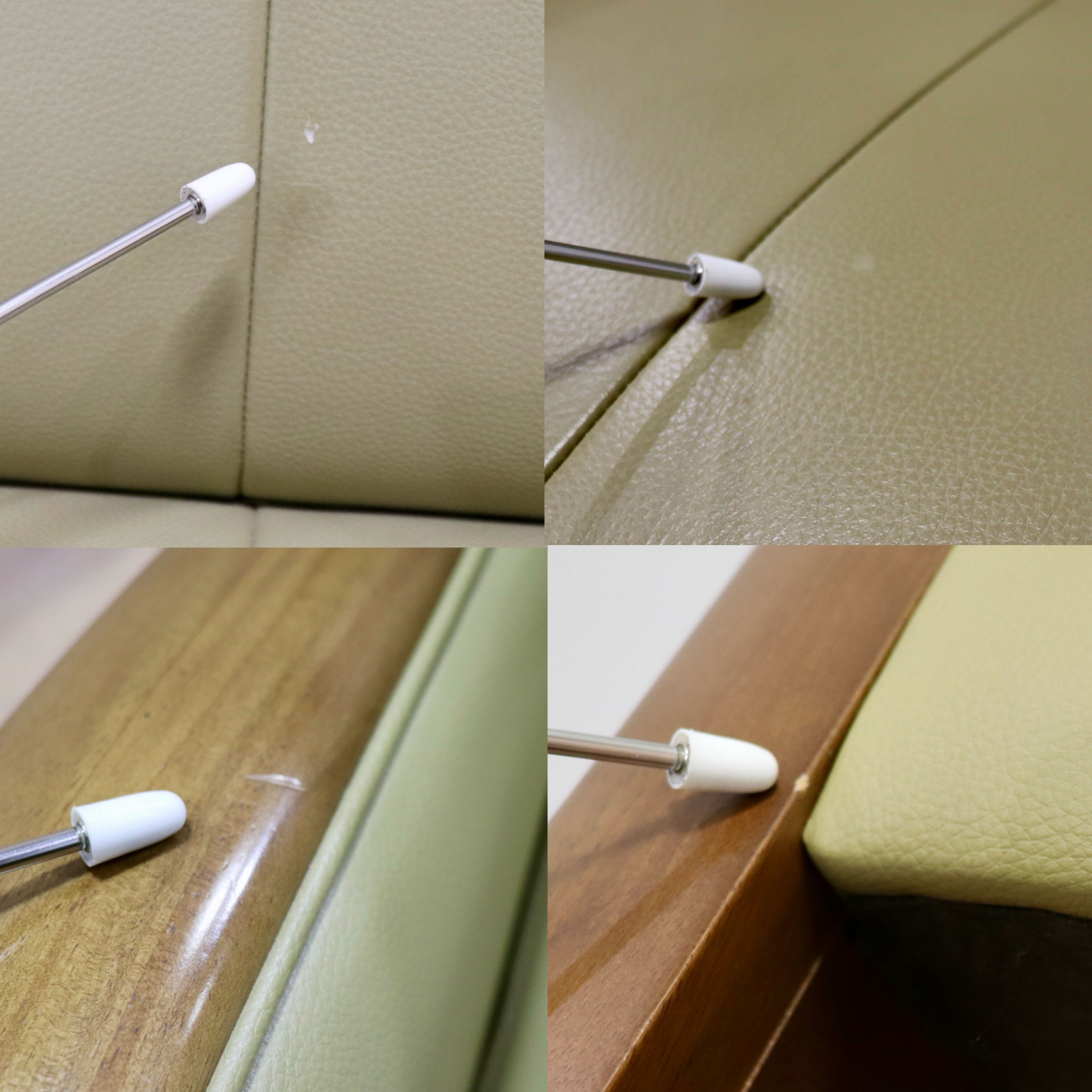 GMHK755B○karimoku / カリモク Direttore ディレトーレ 2人掛けソファ ラブソファ アームチェア 本革 オリーブ色 モダン 国産家具