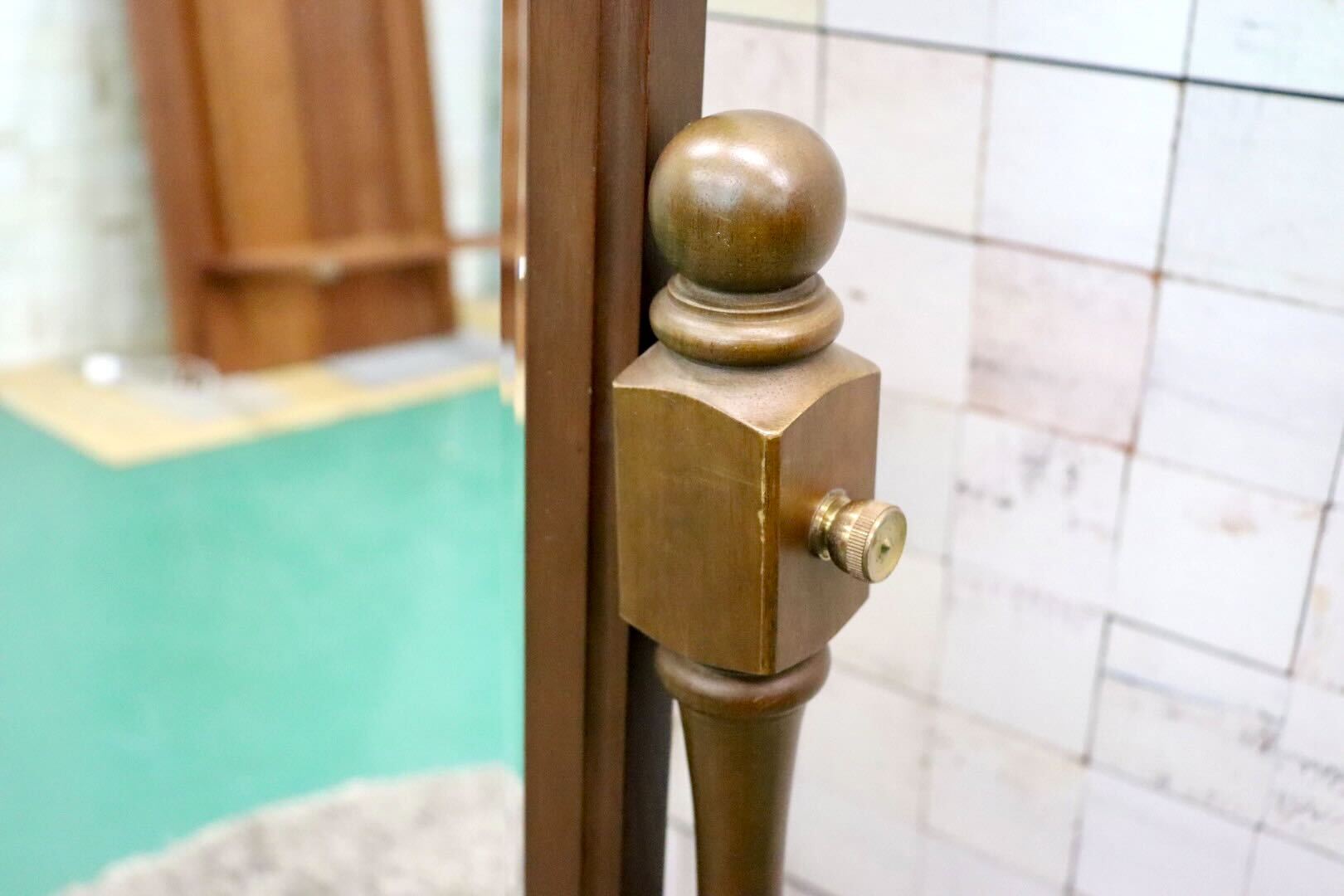 GMGS136○maruni / マルニ 地中海 スタンドミラー 全身鏡 姿見 クラシック ディレクトワール様式 約10万