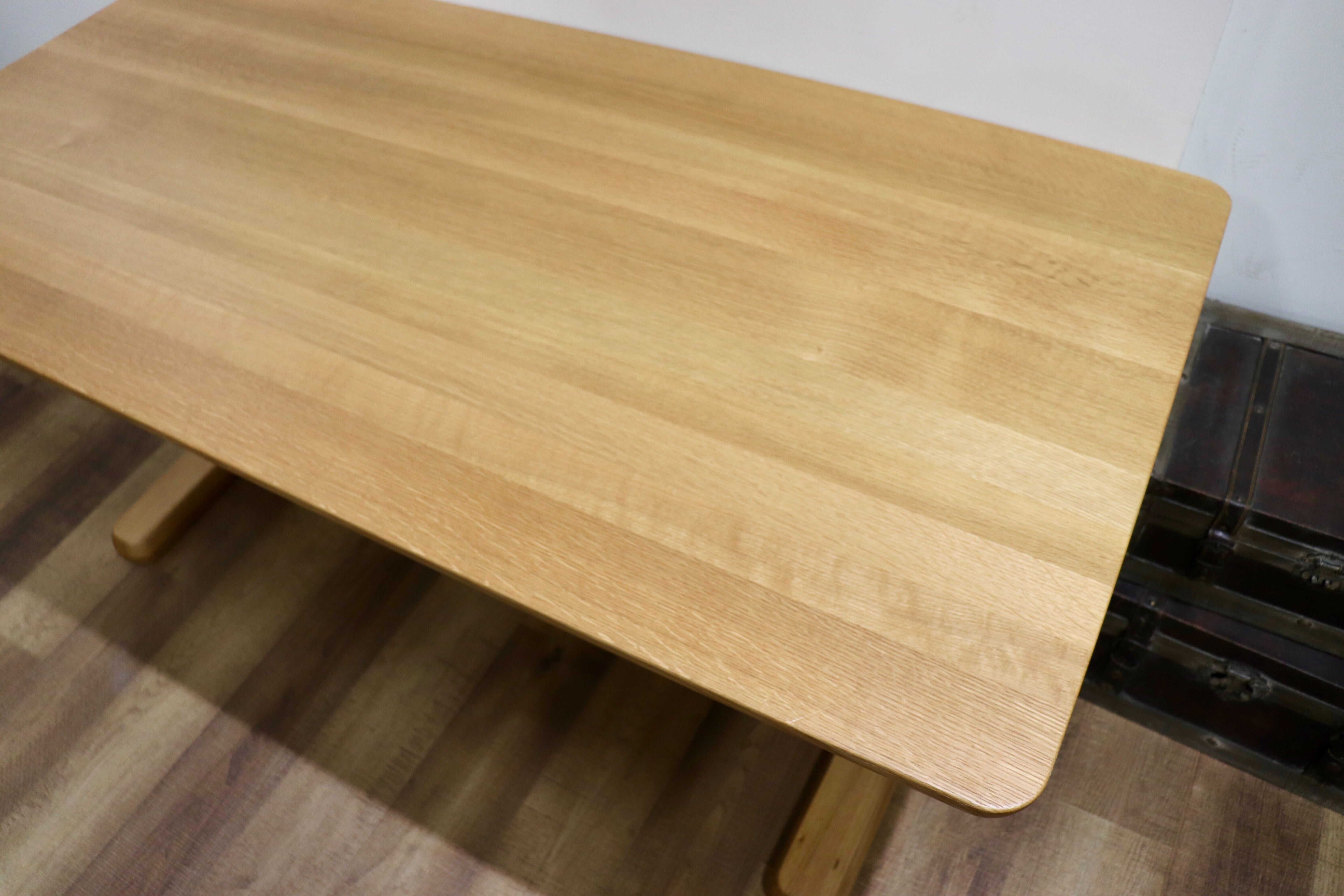 GMHK861○イバタインテリア / ibata ダイニングテーブル 食卓テーブル 机 テーブル 作業台 楢材 北欧スタイル 飛騨家具 展示品