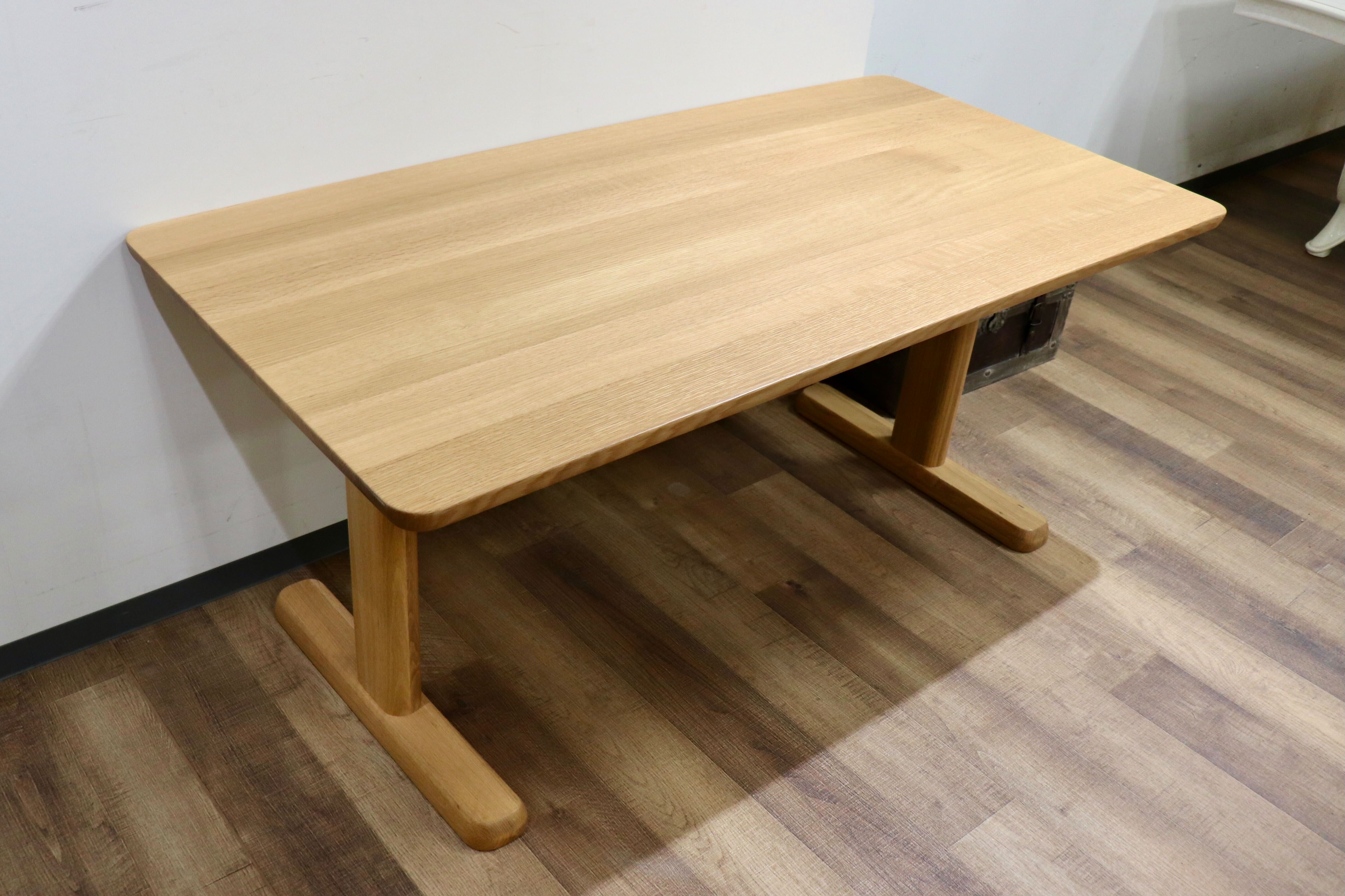 GMHK861○イバタインテリア / ibata ダイニングテーブル 食卓テーブル 机 テーブル 作業台 楢材 北欧スタイル 飛騨家具 展示品