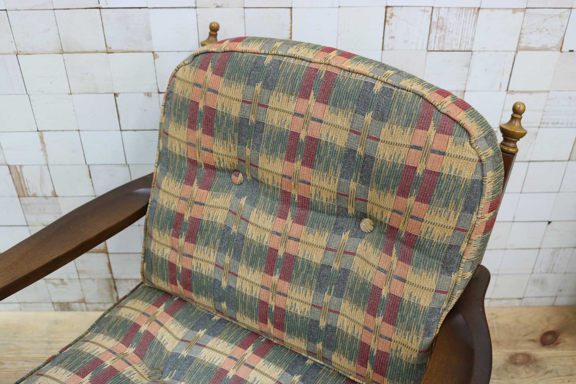 GMIS551A○飛騨産業 / HIDA キツツキ 穂高 アームチェア 1人掛けソファ シングルソファ 椅子 ラウンジチェア ヴィンテージ レトロ