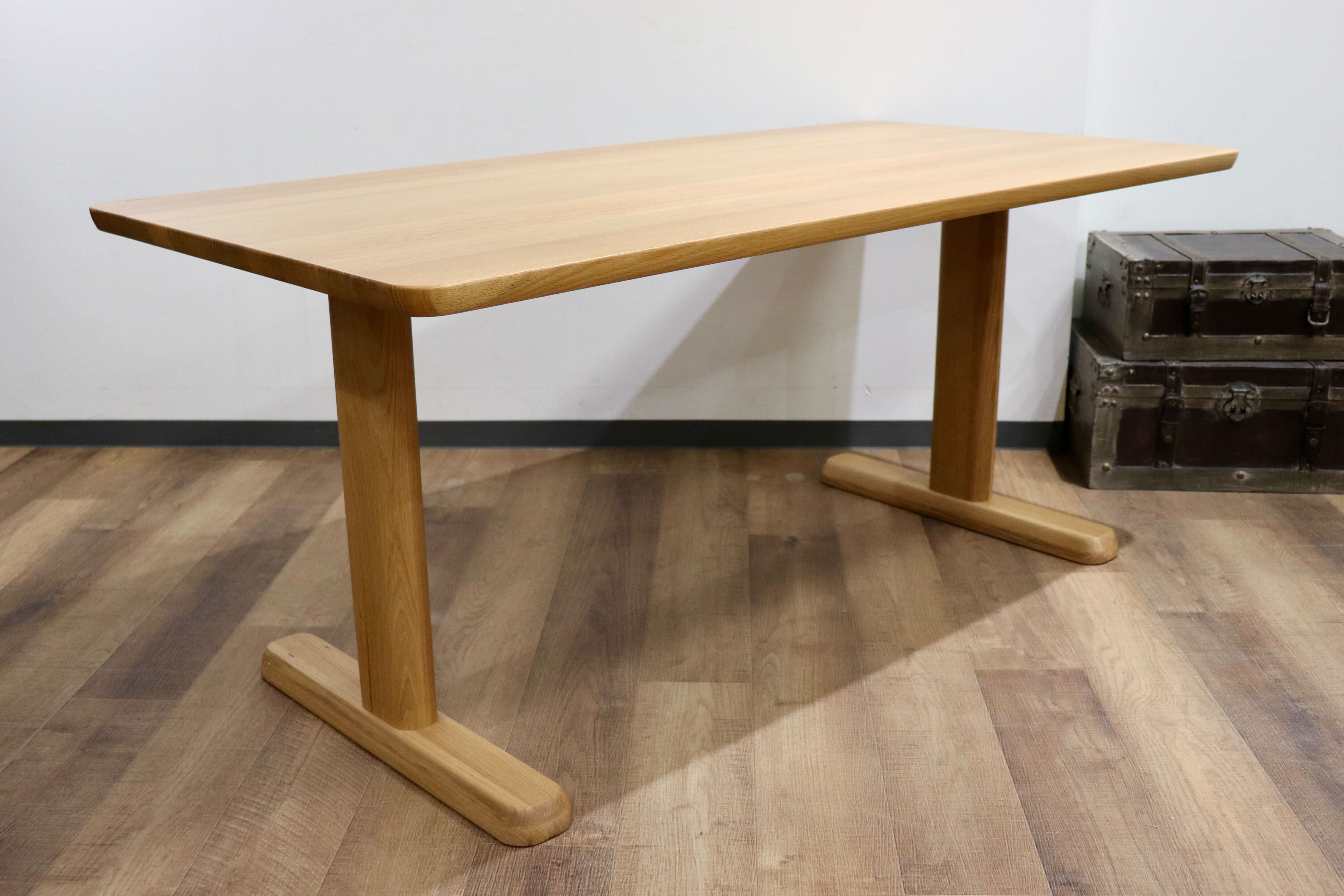 GMHK861○イバタインテリア / ibata ダイニングテーブル 食卓テーブル 机 テーブル 作業台 楢材 北欧スタイル 飛騨家具 展示品