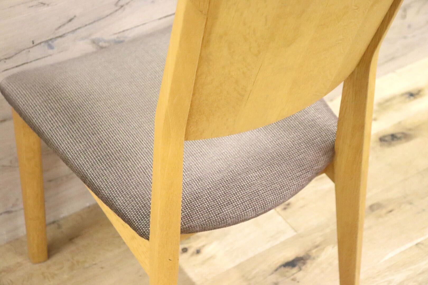 GMHN10○日進木工 / nissin ダイニングチェア 食卓椅子 チェア 北欧スタイル オーク材 モダン 飛騨家具 ACTUS 約4万 展示品