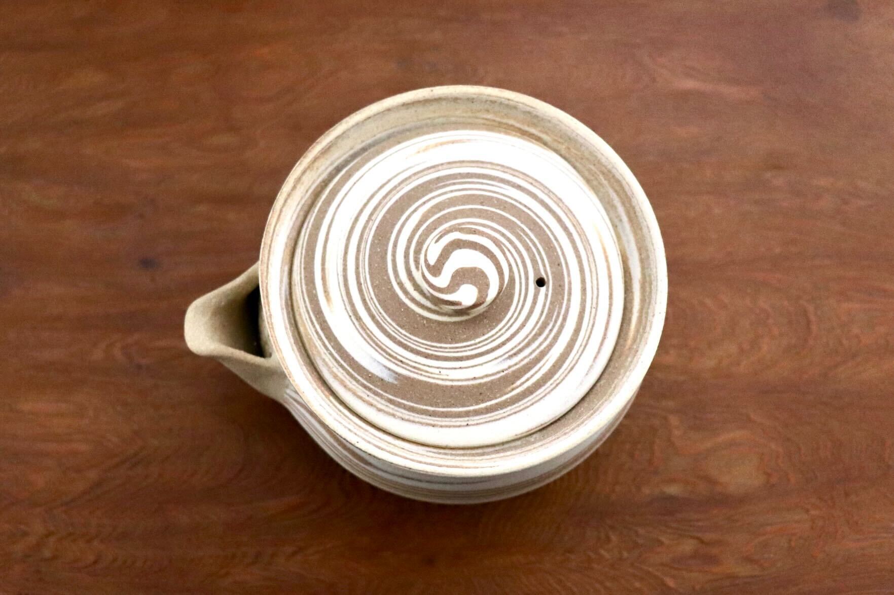 GMIO432B○千代市陶房 清水万佐年 丹波焼 宝瓶 伝統工芸 煎茶道具 茶器 急須