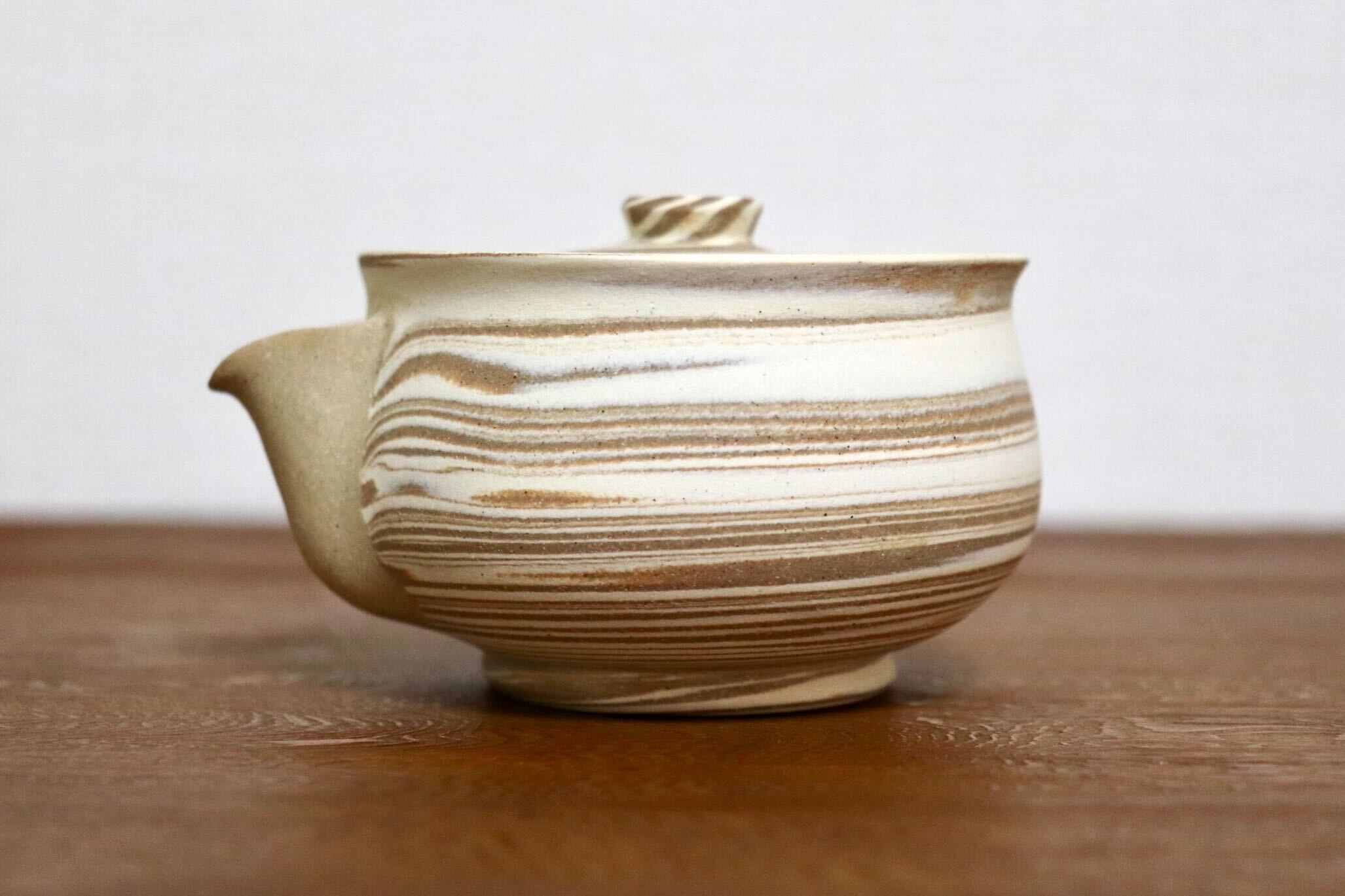 GMIO432B○千代市陶房 清水万佐年 丹波焼 宝瓶 伝統工芸 煎茶道具 茶器 急須