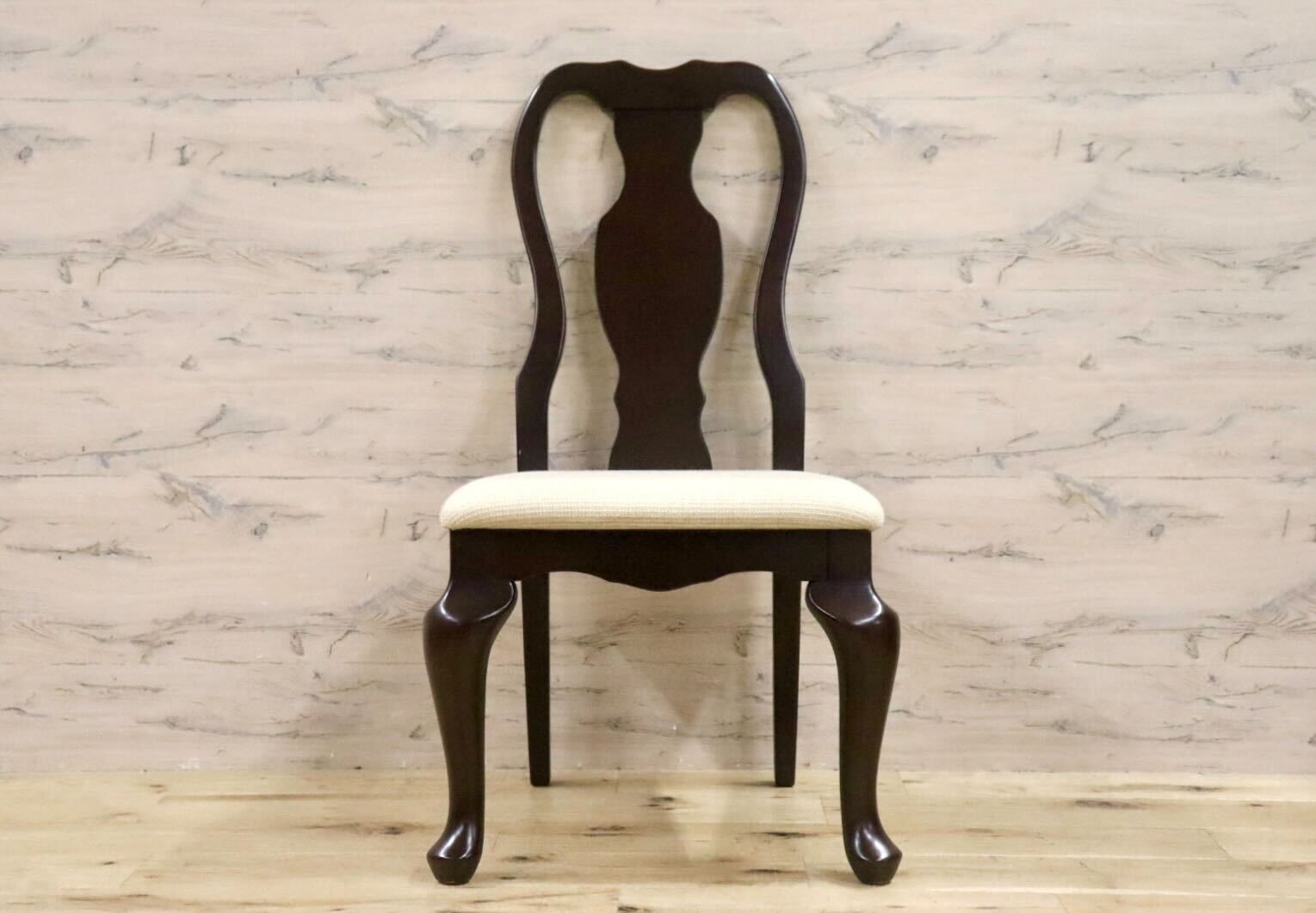 GMHH93A○IDC大塚家具 クイーンズ C91AL ダイニングチェア 食卓椅子 クラシック ヨーロピアン 名作 高級家具