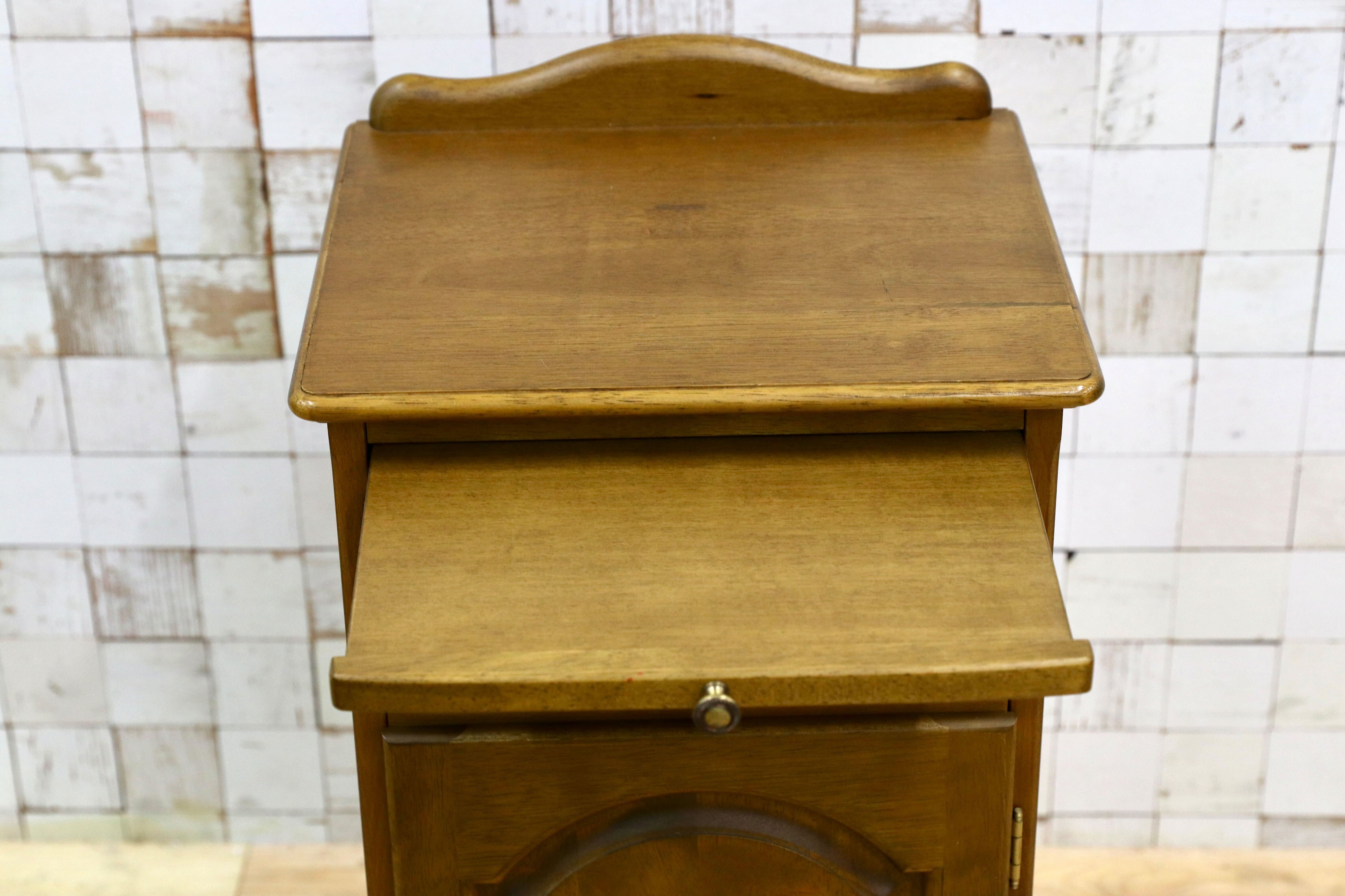 GMIS26A○karimoku / カリモク 電話台 FAX台 サイドチェスト サイドキャビネット レトロ カントリー 国産家具 引出し 収納家具