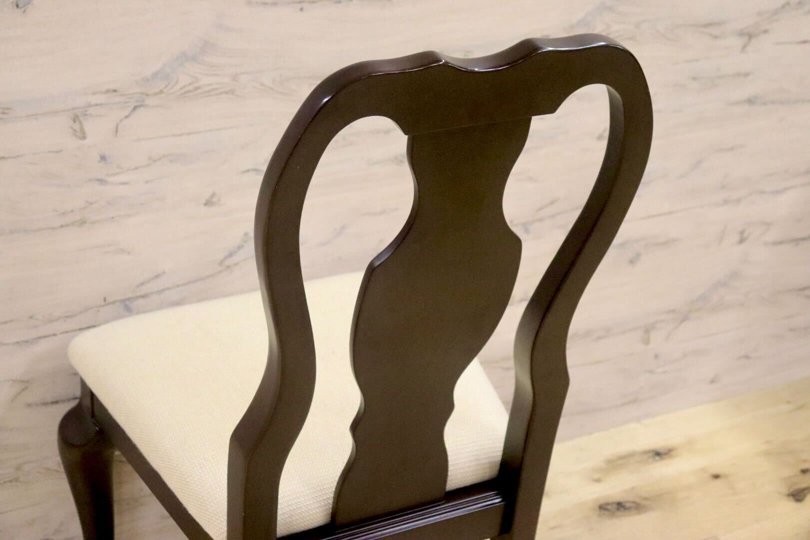 GMHH93A○IDC大塚家具 クイーンズ C91AL ダイニングチェア 食卓椅子 クラシック ヨーロピアン 名作 高級家具