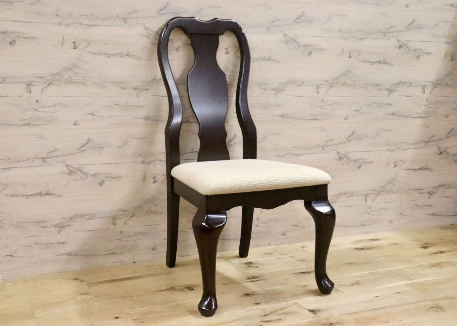 GMHH93B○IDC大塚家具 クイーンズ C91AL ダイニングチェア 食卓椅子 クラシック ヨーロピアン 名作 高級家具