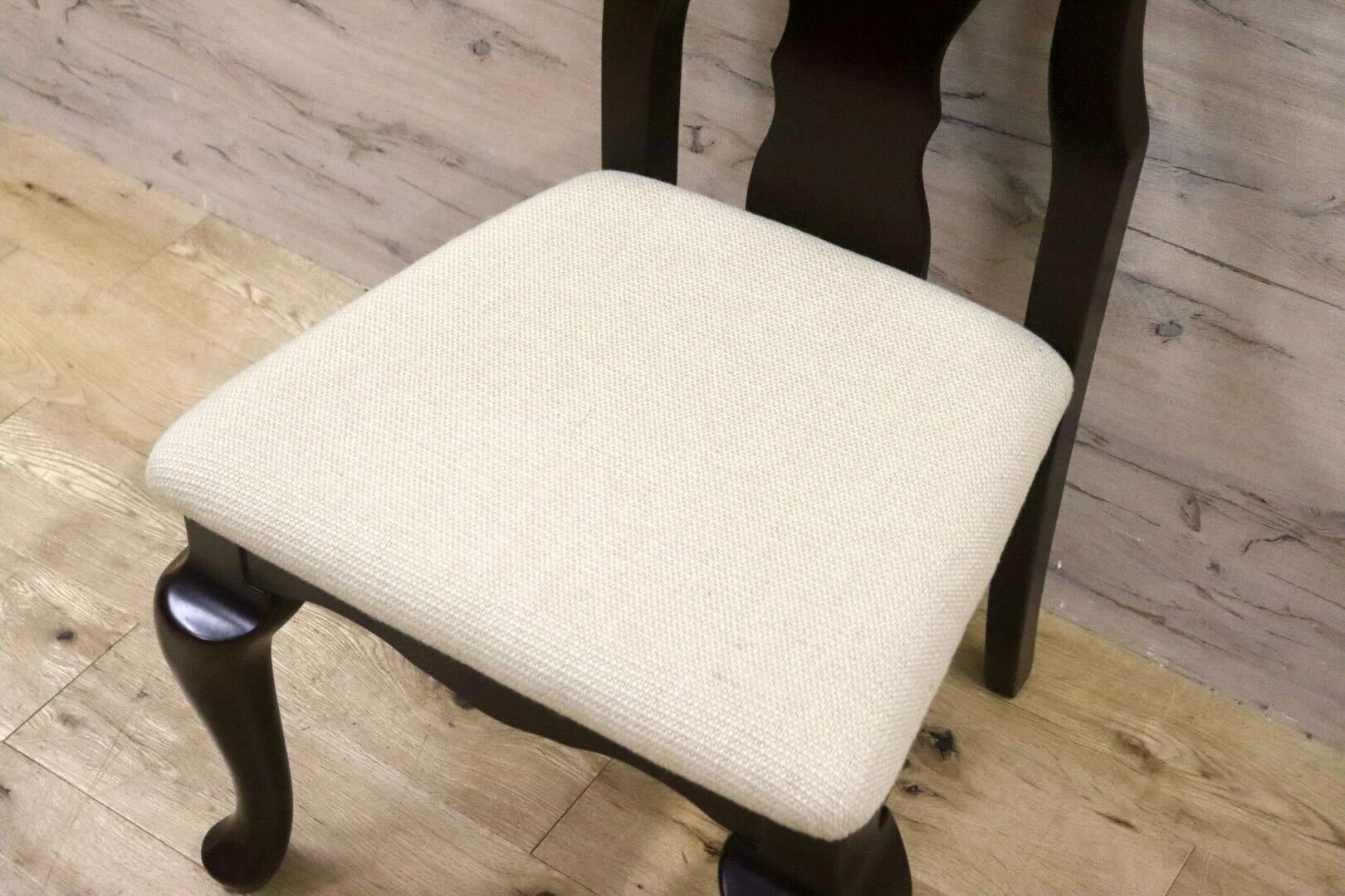 GMHH93B○IDC大塚家具 クイーンズ C91AL ダイニングチェア 食卓椅子 クラシック ヨーロピアン 名作 高級家具