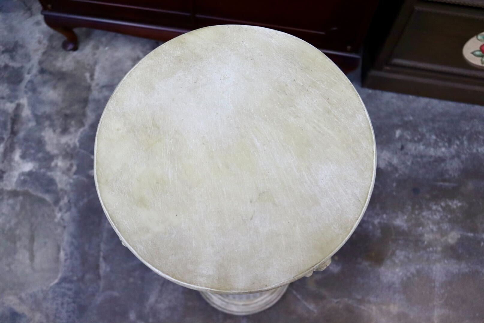 GMIS418I○花台 オブジェ 置物 ポール レジン 樹脂 ガーデニング 庭 アンティーク調 ヨーロピアン イタリアン