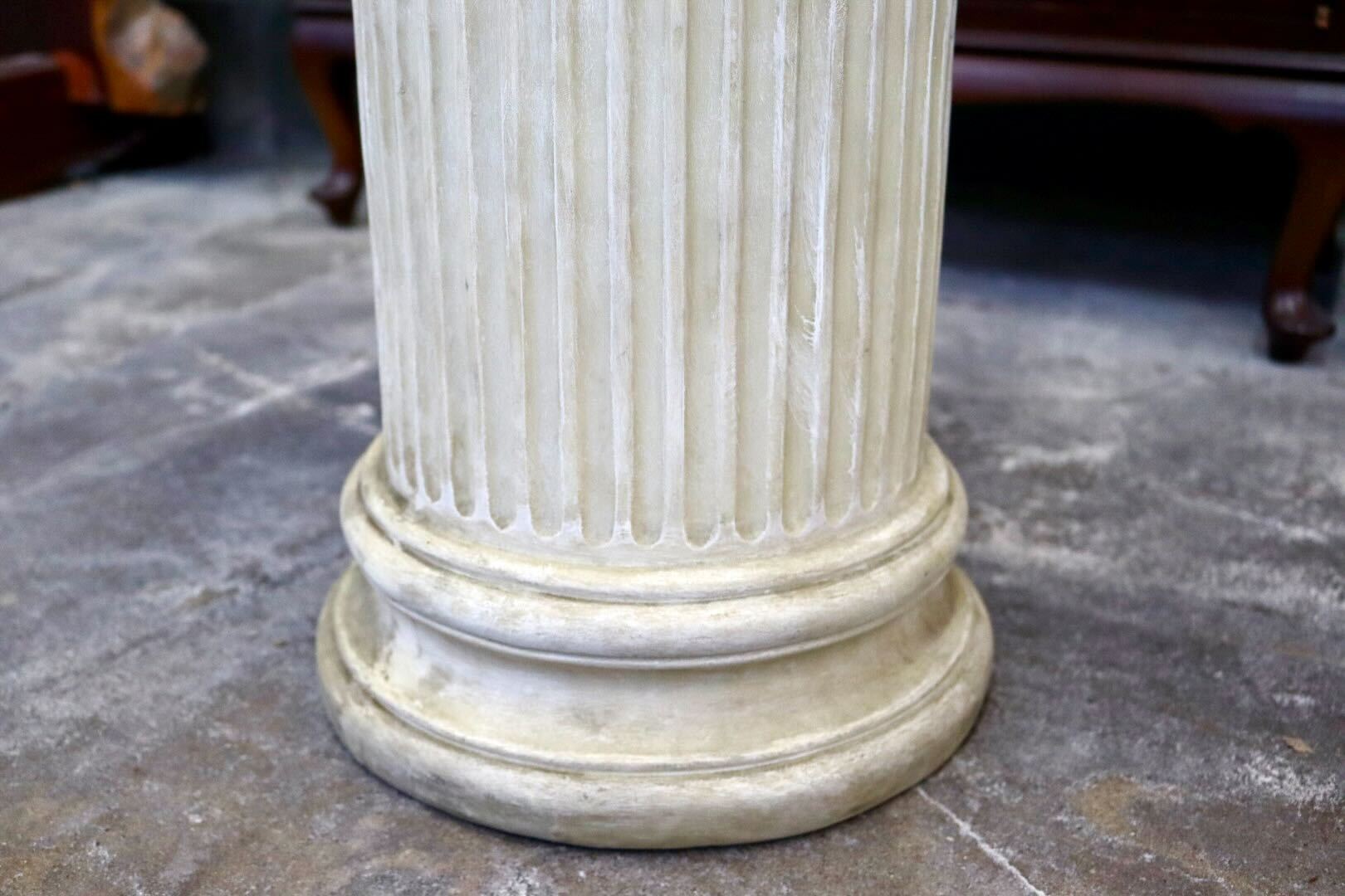 GMIS418I○花台 オブジェ 置物 ポール レジン 樹脂 ガーデニング 庭 アンティーク調 ヨーロピアン イタリアン