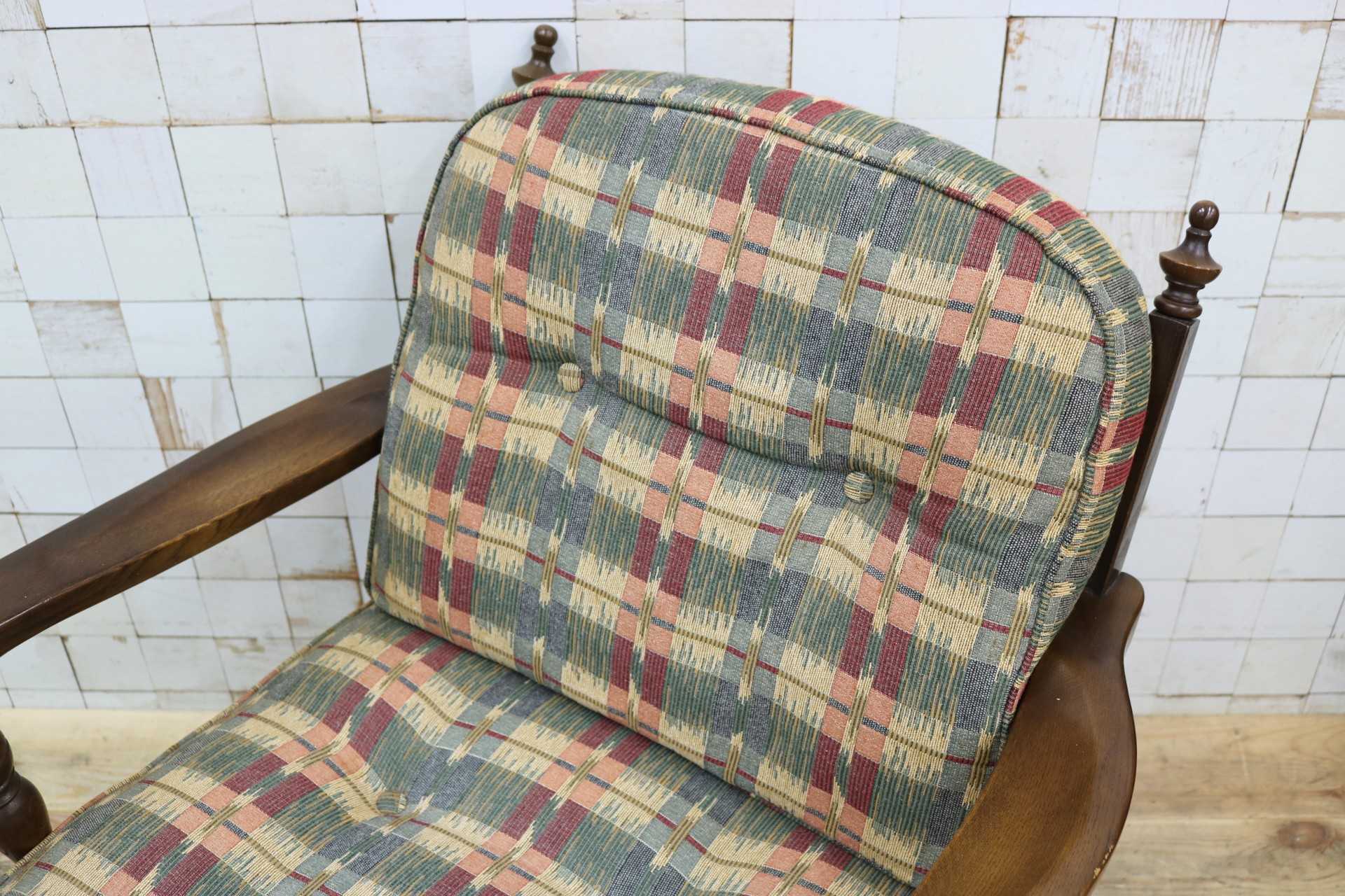 GMIS551B○飛騨産業 / HIDA キツツキ 穂高 アームチェア 1人掛けソファ シングルソファ 椅子 ラウンジチェア ヴィンテージ レトロ