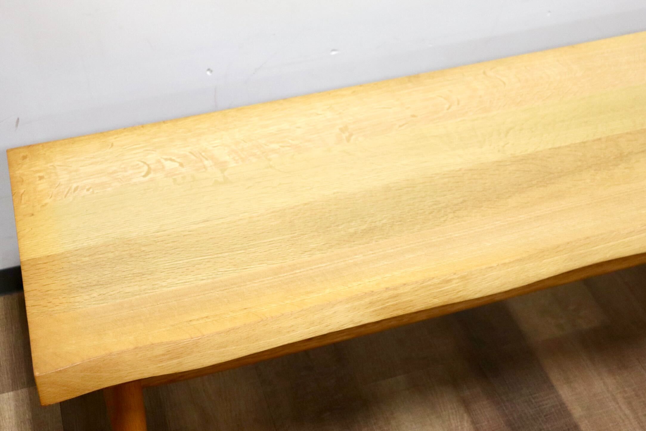 GMHK216○柏木工 / KASHIWA ベンチ ダイニングチェア 長椅子 オーク材 無垢 ナチュラル シンプル モダン 北欧スタイル 飛騨家具 展示品