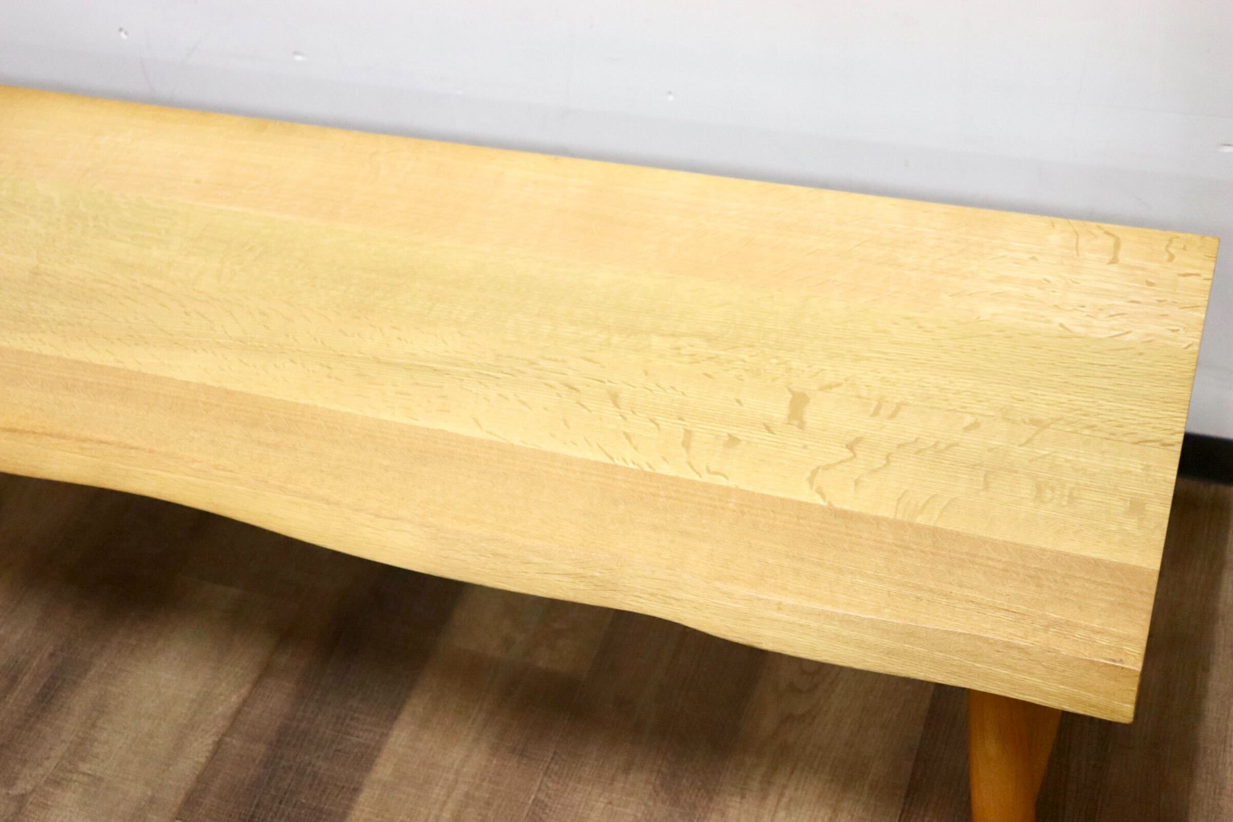 GMHK216○柏木工 / KASHIWA ベンチ ダイニングチェア 長椅子 オーク材 無垢 ナチュラル シンプル モダン 北欧スタイル 飛騨家具 展示品