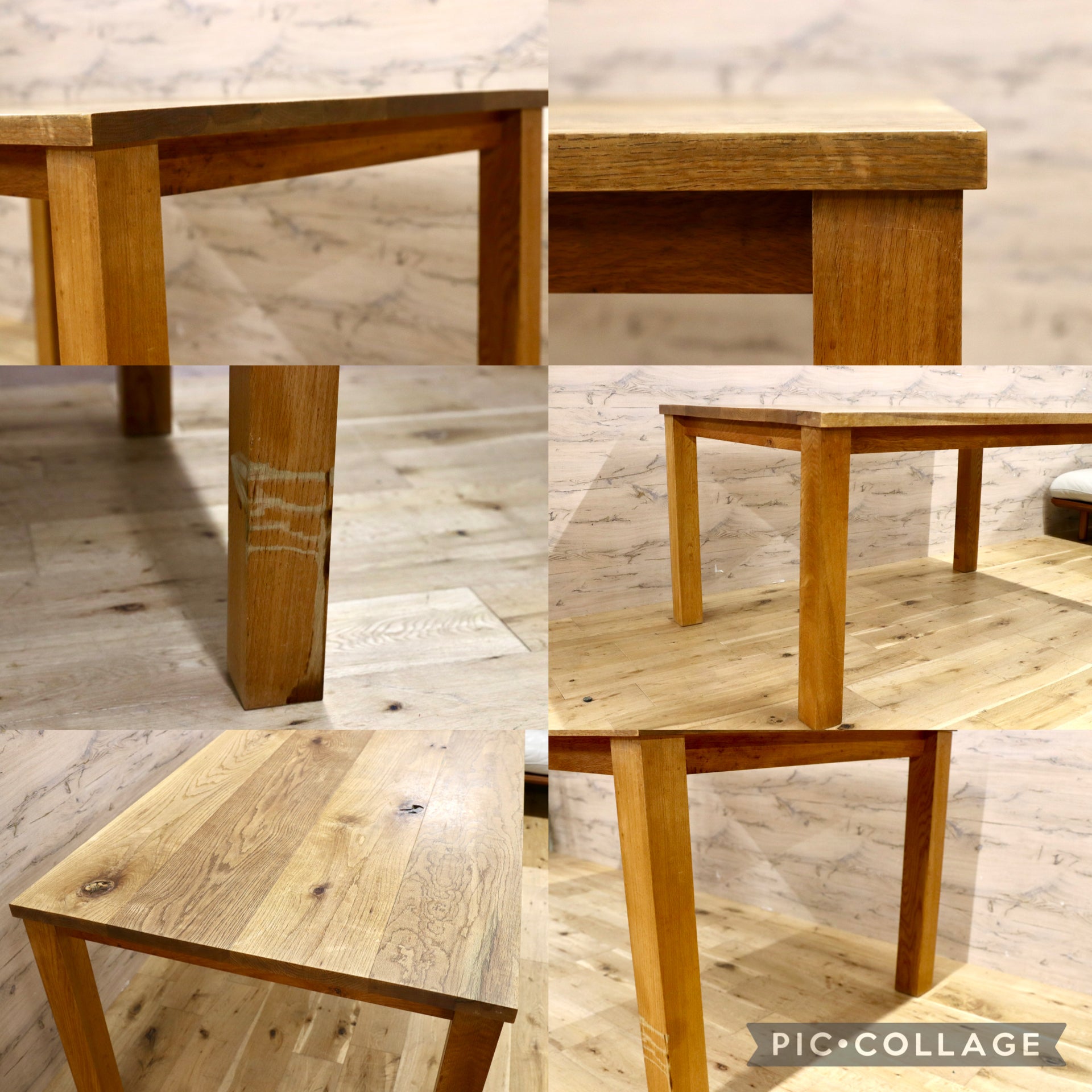 GMJH250◯TRUCK FURNITURE / トラックファニチャー OAK SR TABLE ダイニングテーブル ホワイトオーク無垢材 別注サイズ 国産家具