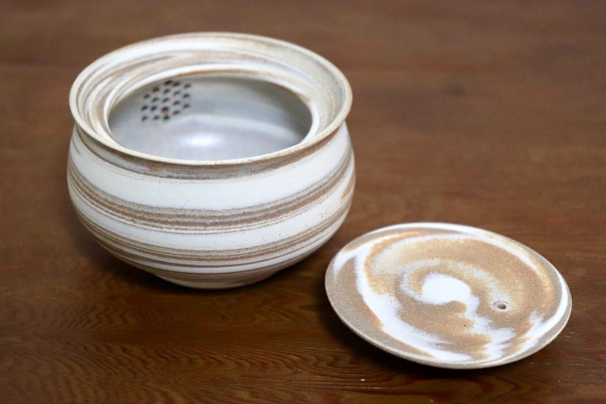 GMIO432B○千代市陶房 清水万佐年 丹波焼 宝瓶 伝統工芸 煎茶道具 茶器 急須