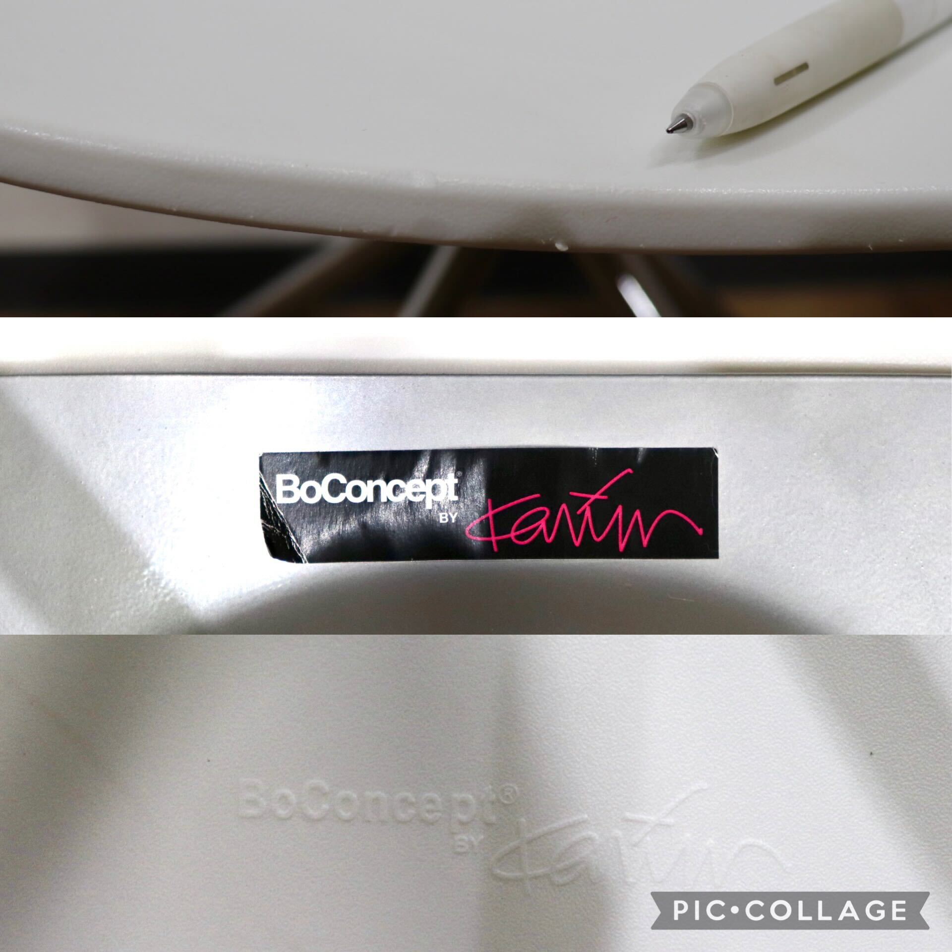 GMHH309E○BoConcept / ボーコンセプト OHawa オタワ ダイニングチェア 椅子 アームレスチェア 北欧 デンマーク ホワイト