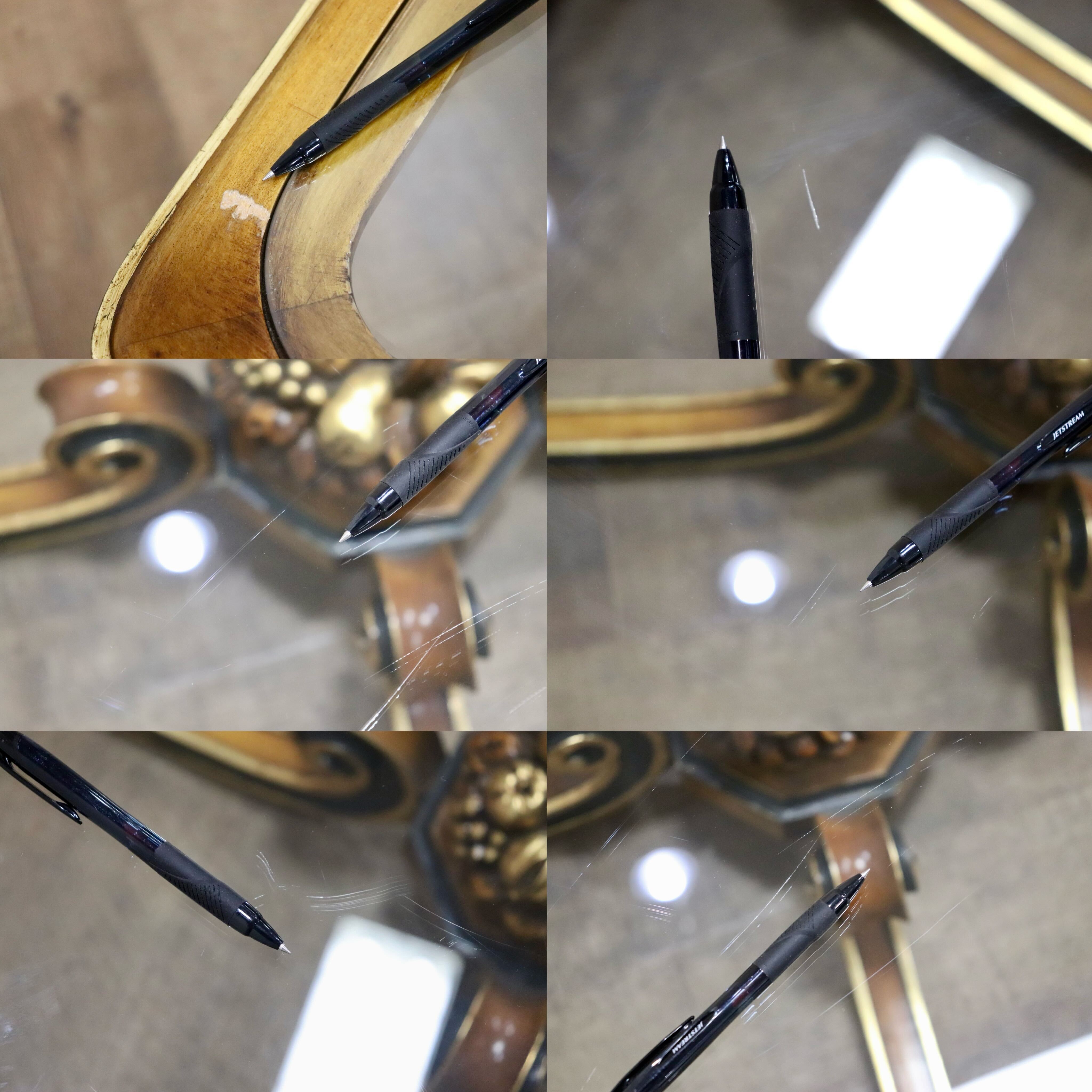 GMHH490○西洋 アンティーク リビングテーブル センターテーブル ガラス 彫刻 エレガント 検)スペイン MARINER VARO.S.A. VALENTI