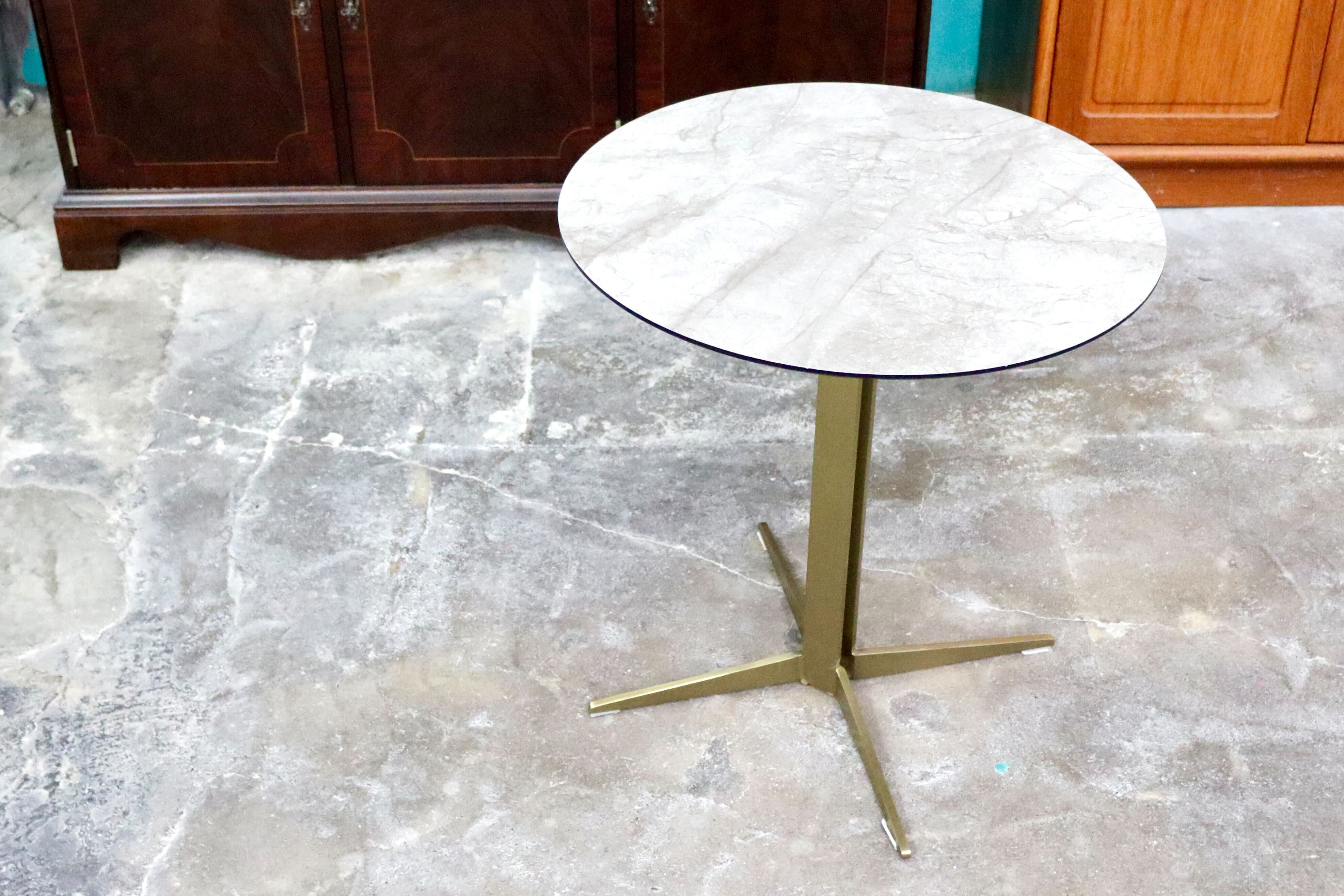 GMIH236○サイドテーブル 丸テーブル コーヒーテーブル ソファーテーブル ベッドサイド モダン 北欧 大理石調 検)関家具