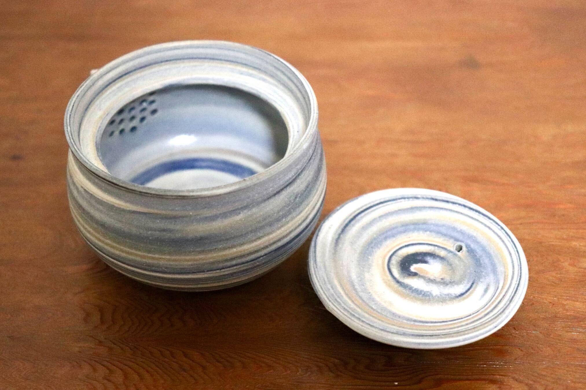 GMIO459○千代市陶房 清水万佐年 丹波焼 宝瓶 伝統工芸 煎茶道具 茶器 急須