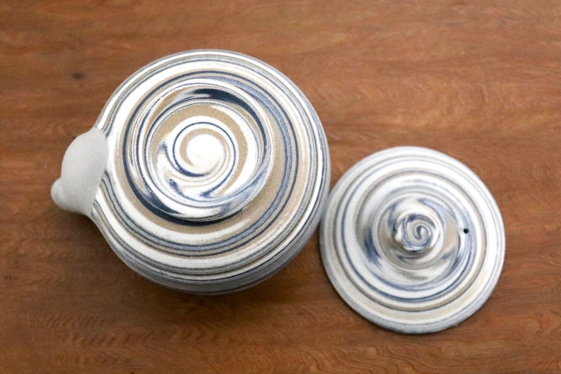 GMIO459○千代市陶房 清水万佐年 丹波焼 宝瓶 伝統工芸 煎茶道具 茶器 急須