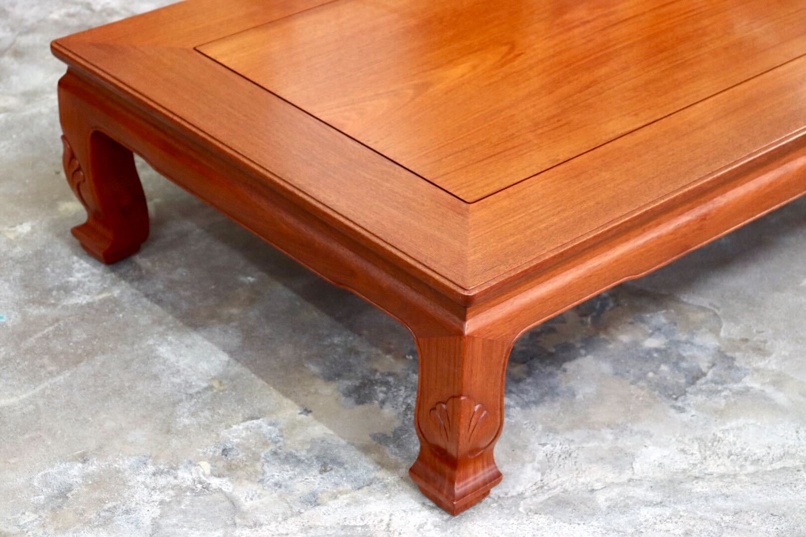 GMIS145○karimoku / カリモク 座卓 ローテーブル 座敷テーブル リビングテーブル 和家具 和モダン レトロ 国産家具 作家物 美品