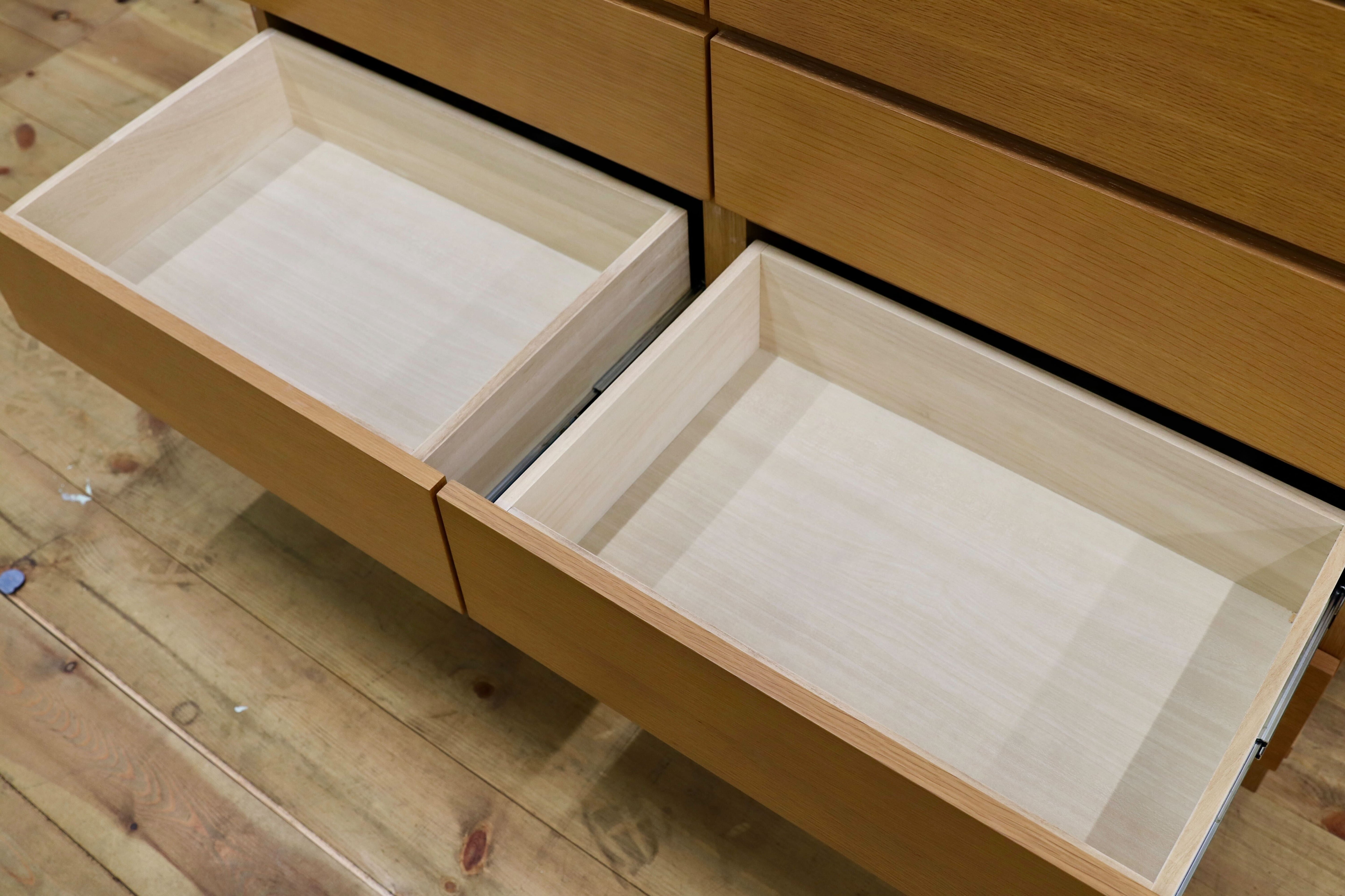 GMIK531○無印良品 / MUJI オーク材 チェスト 整理箪笥 サイドボード 引き出し収納 シンプル ナチュラル