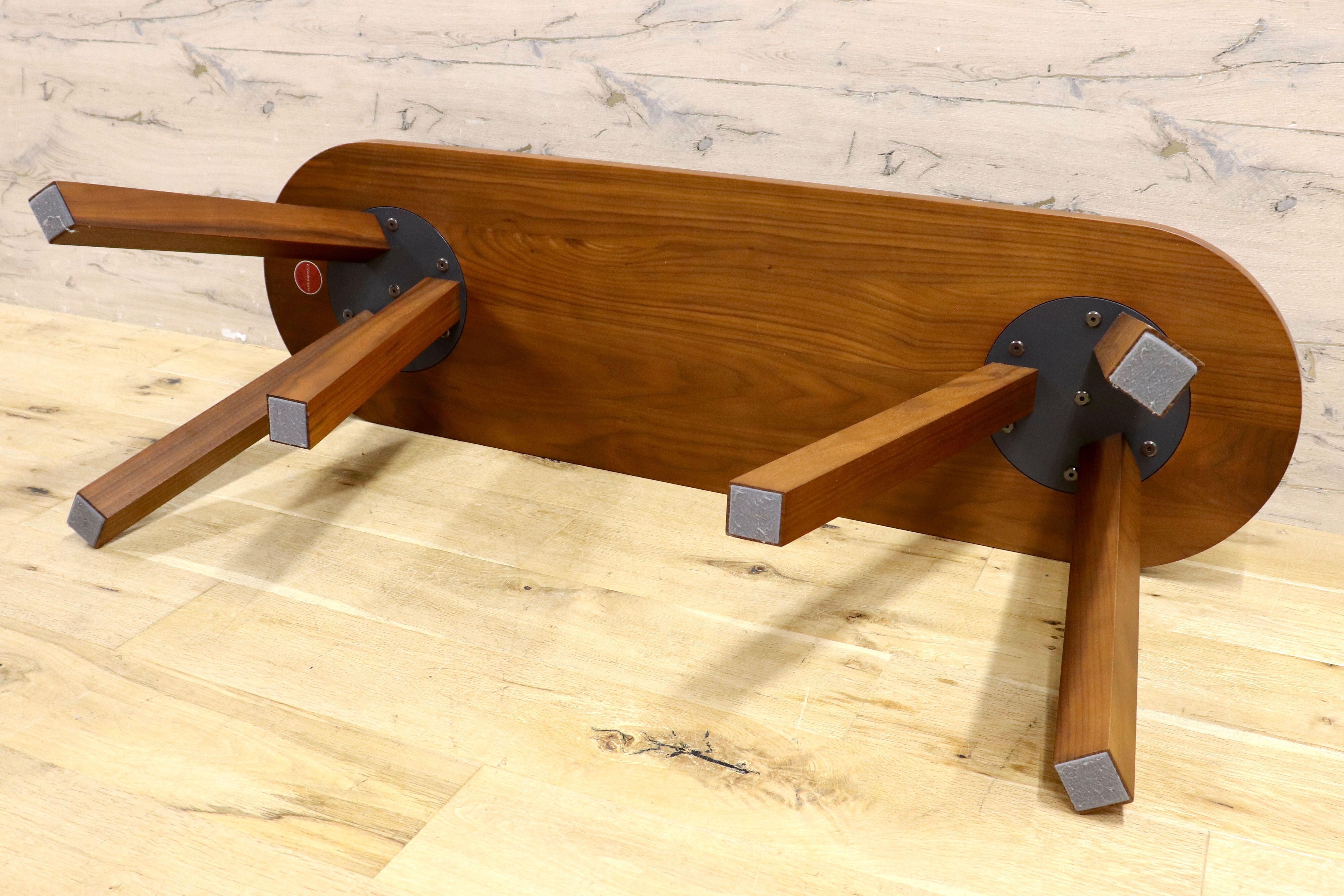 GMIK427○Cadenza / カデンツァ Nana Bench ナナベンチ ベンチチェア ウォールナット 椅子 ダイニング インテリア 木製 北欧モダン