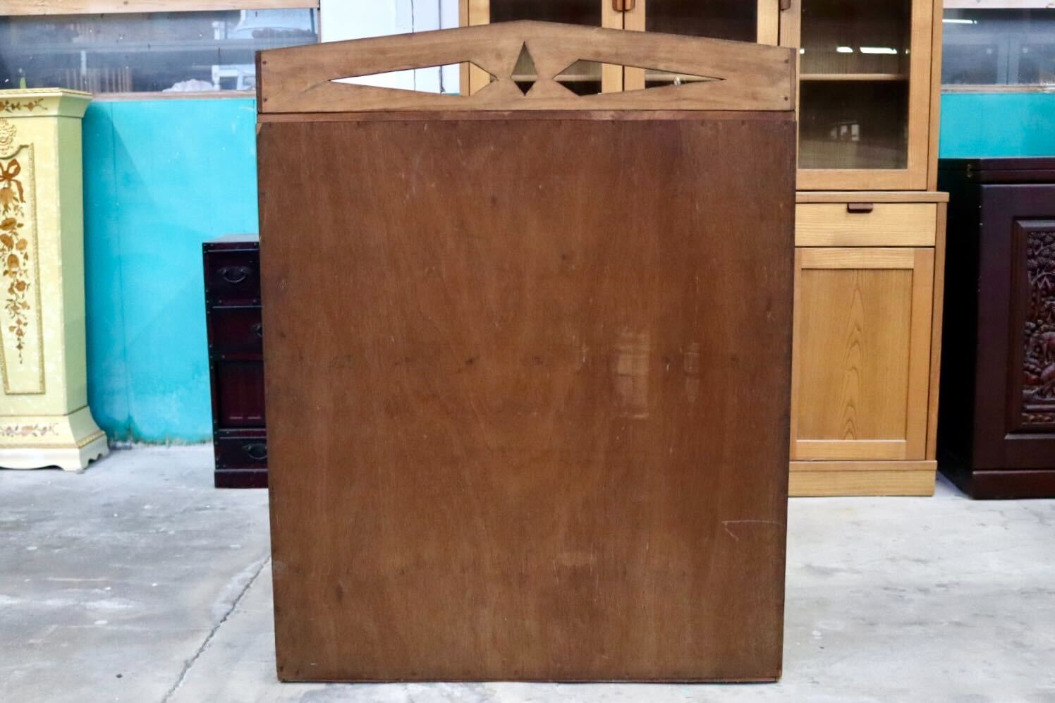 GMIH285B○和製アンティーク ヴィンテージ 昭和レトロ キャビネット リビングボード オーク材 クラシック