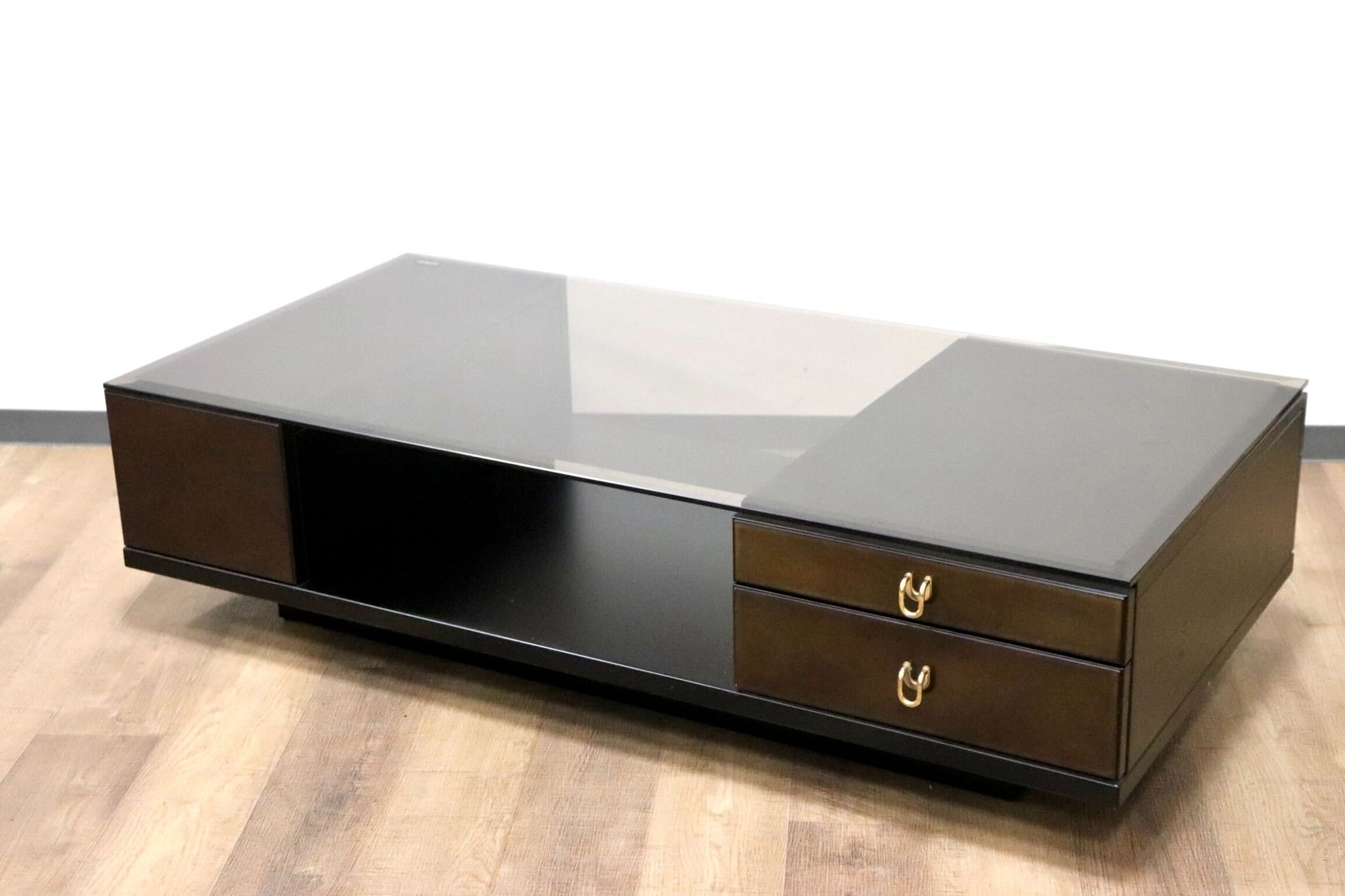 GMGN482C○karimoku / カリモク ガラステーブル センターテーブル  