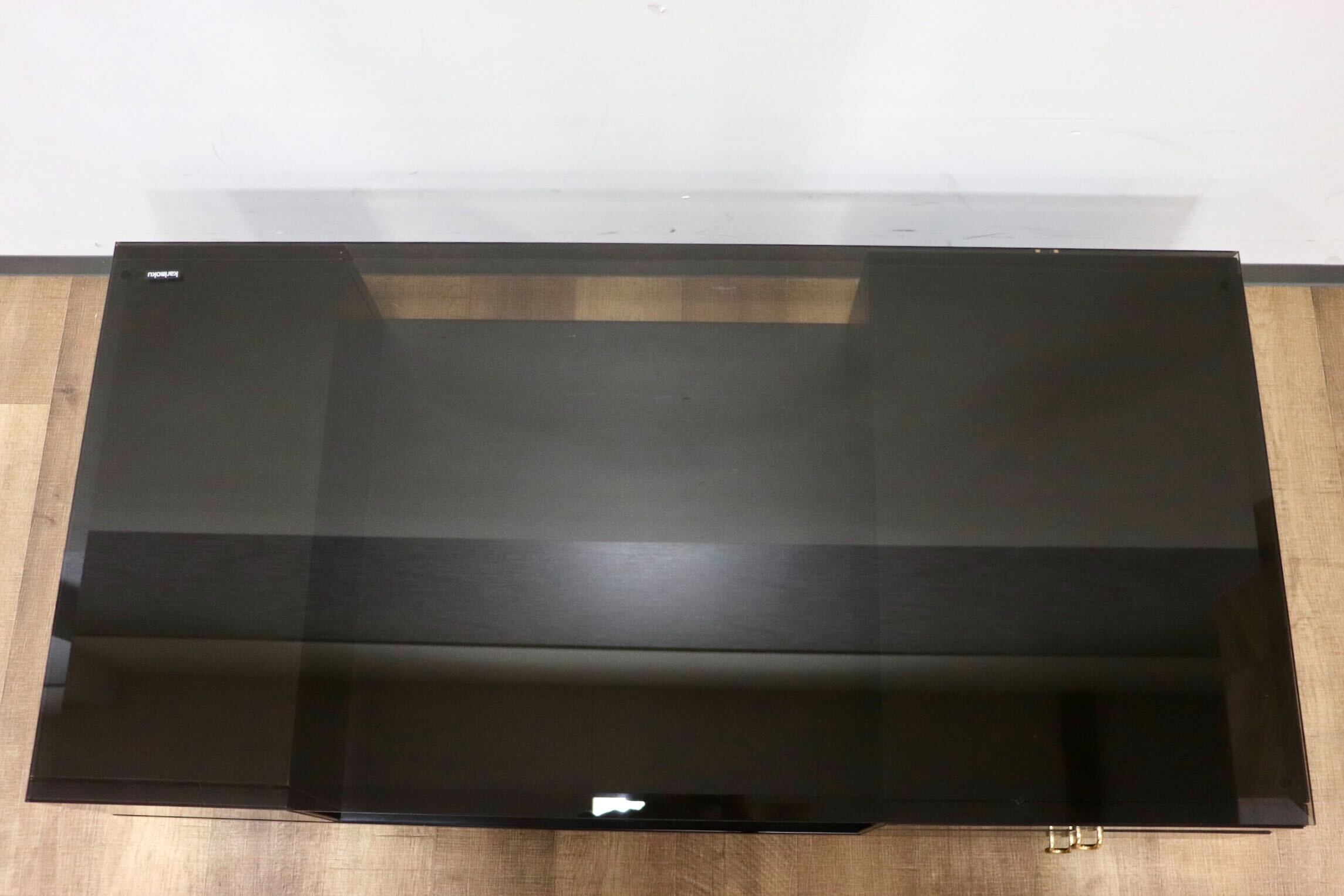 GMGN482C○karimoku / カリモク ガラステーブル センターテーブル リビングテーブル ローテーブル 収納棚 応接 モダン 国産家具