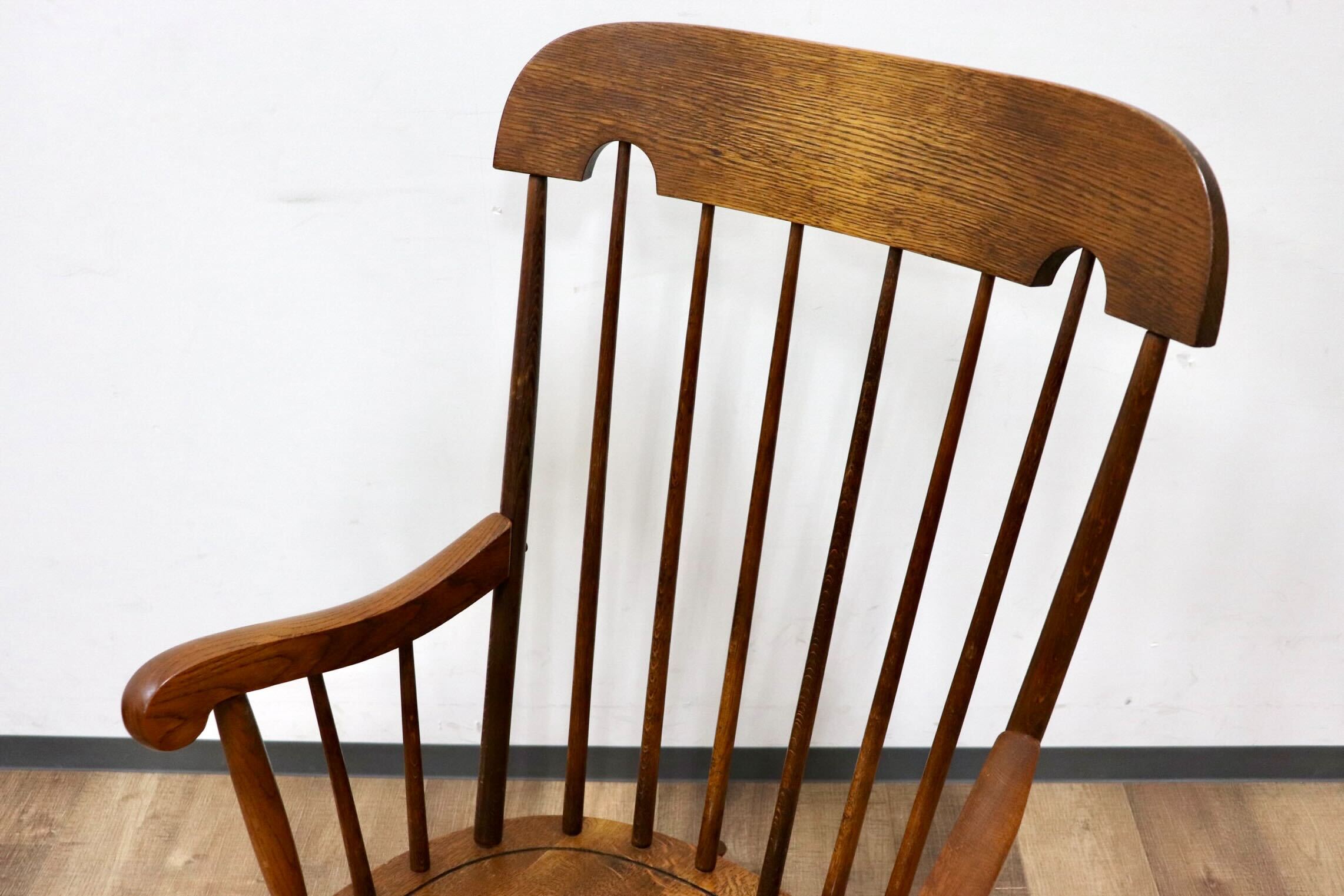 GMGS259○飛騨産業 / HIDA キツツキ ロッキングチェア 揺り椅子 レトロ カントリー ノスタルジック カントリー 古民家 椅子 飛騨家具