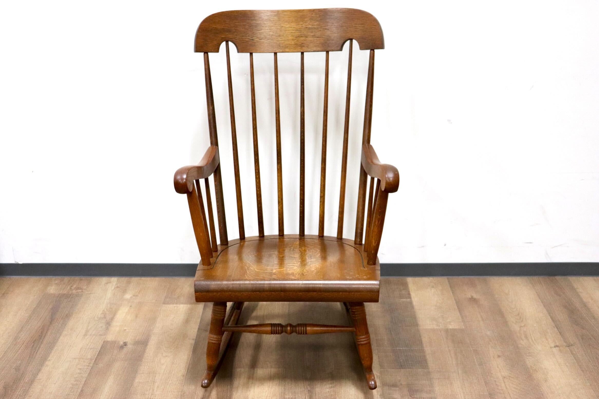 GMGS259○飛騨産業 / HIDA キツツキ ロッキングチェア 揺り椅子 レトロ カントリー ノスタルジック カントリー 古民家 椅子 飛騨家具