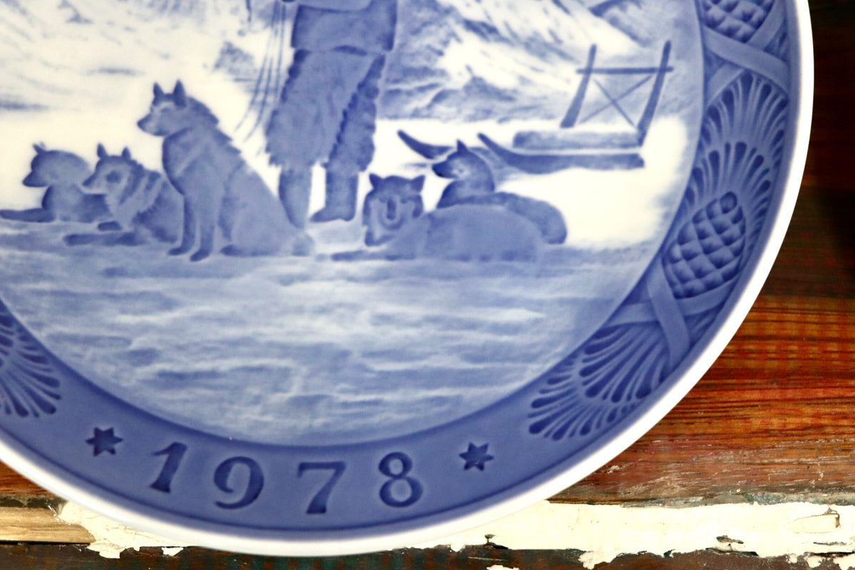 GMJO136N〇ROYAL COPENHAGEN / ロイヤルコペンハーゲン イヤープレート 2枚セット 1978年 1983年 Kai Lange デンマーク製