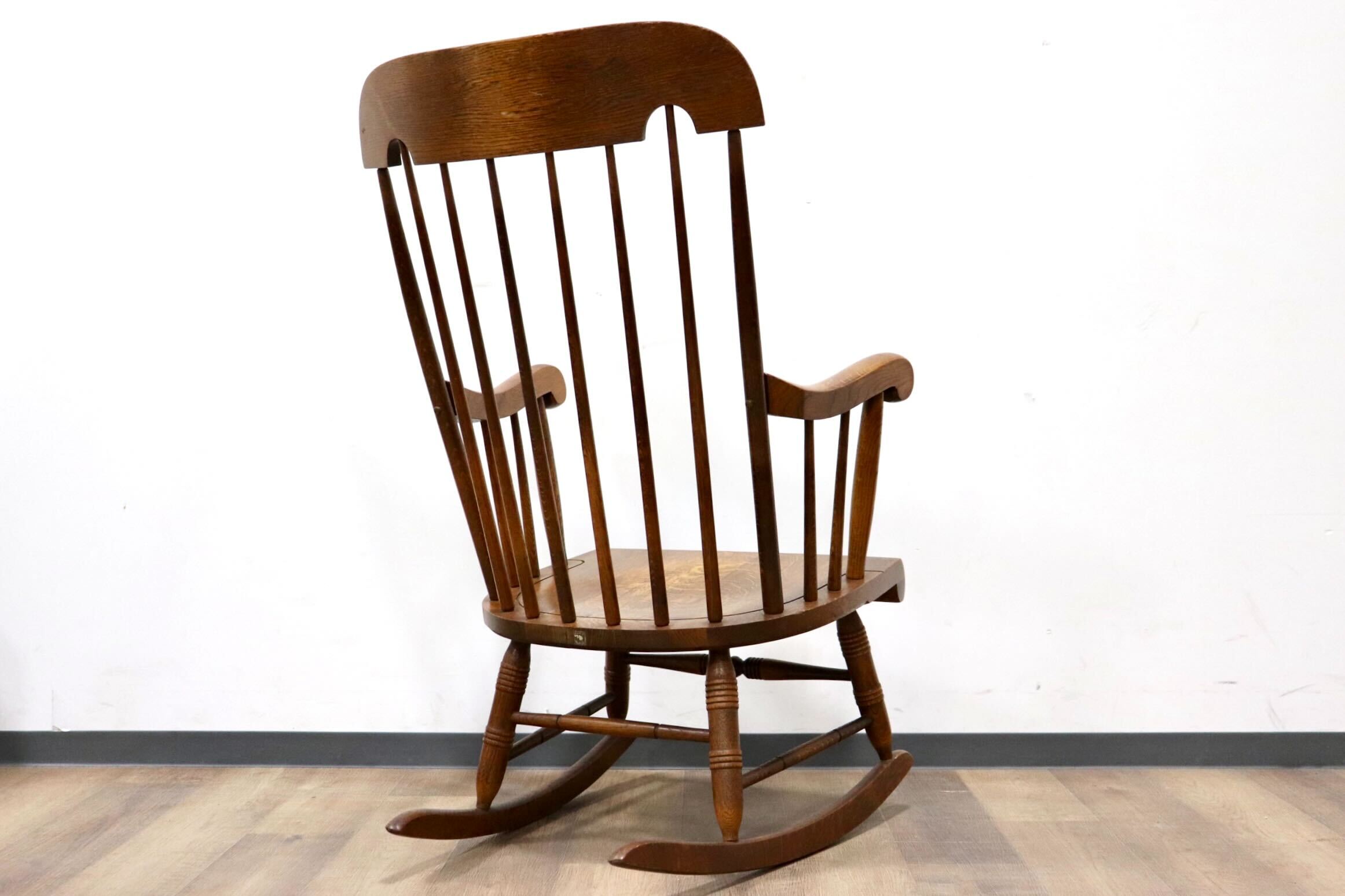 GMGS259○飛騨産業 / HIDA キツツキ ロッキングチェア 揺り椅子 レトロ カントリー ノスタルジック カントリー 古民家 椅子 飛騨家具