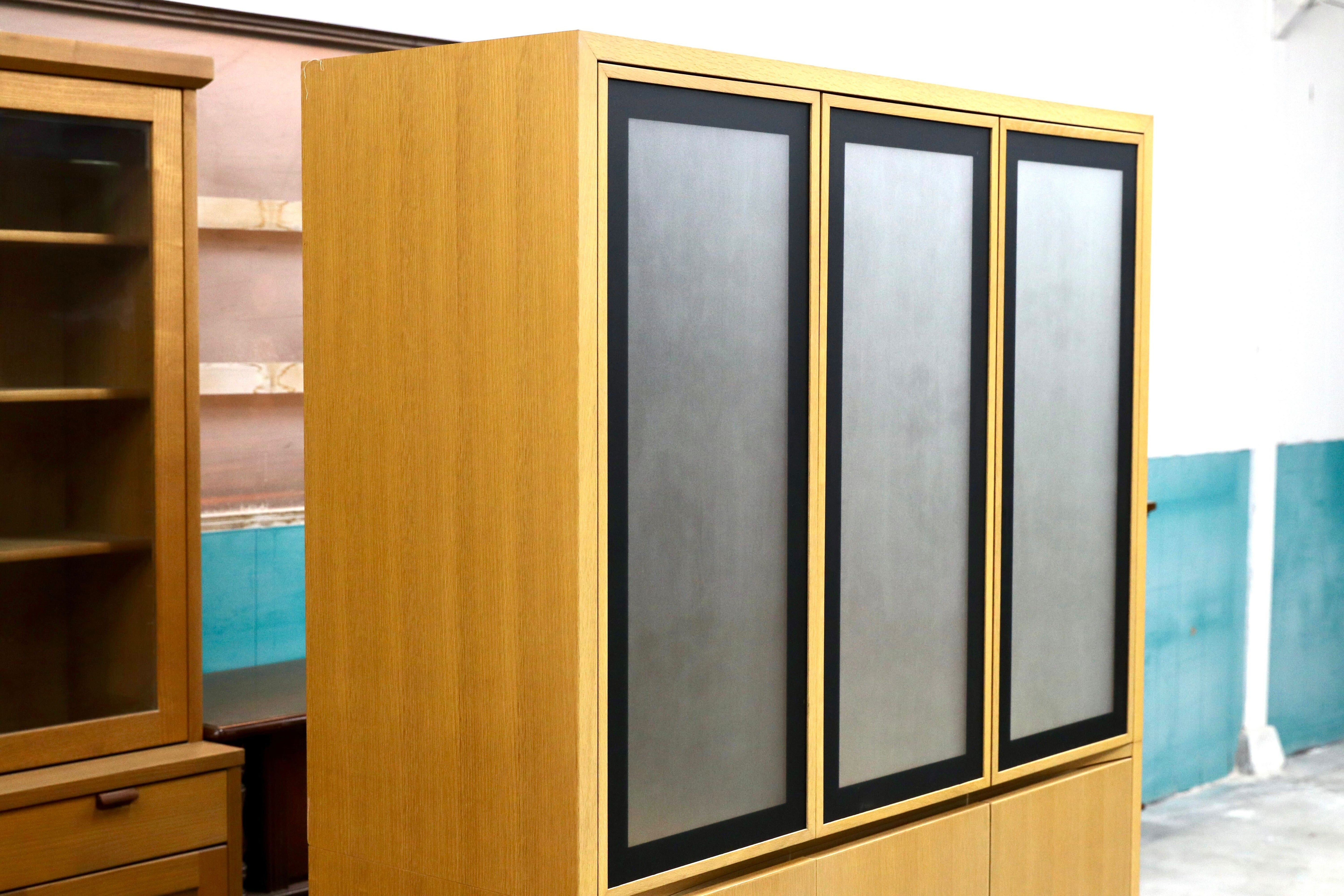 GMIK59○北欧スタイル オーク材 キャビネット 飾り棚 リビングボード シンプル ナチュラル 検)arflex CONDEHOUSE ACTUS