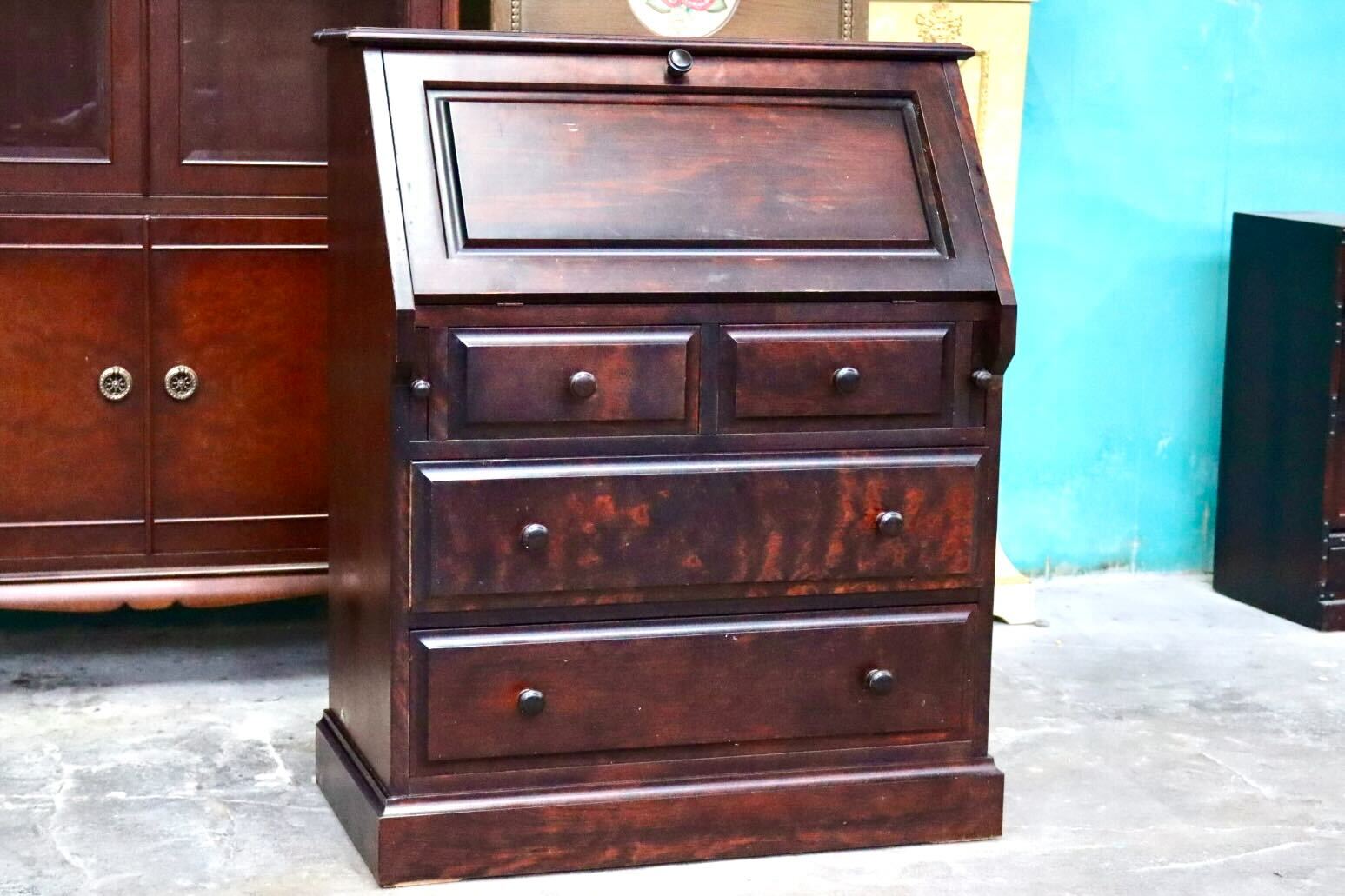 GMIH326○和光 ライティングビューロー デスク 学習机 書斎机 勉強机 和家具 和モダン 古民家