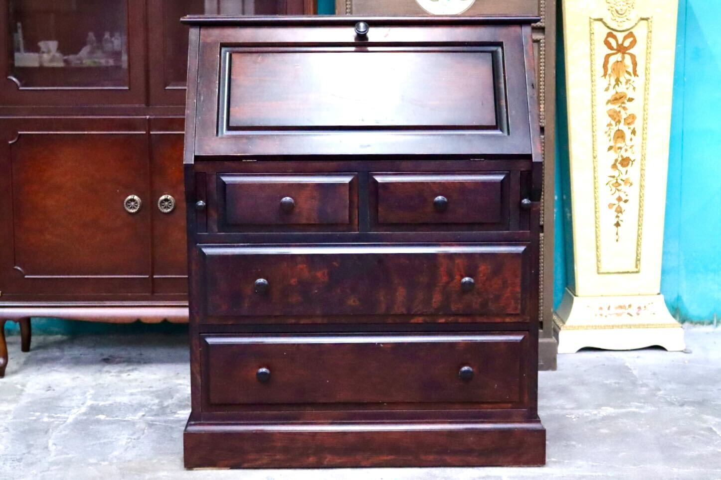 GMIH326○和光 ライティングビューロー デスク 学習机 書斎机 勉強机 和家具 和モダン 古民家