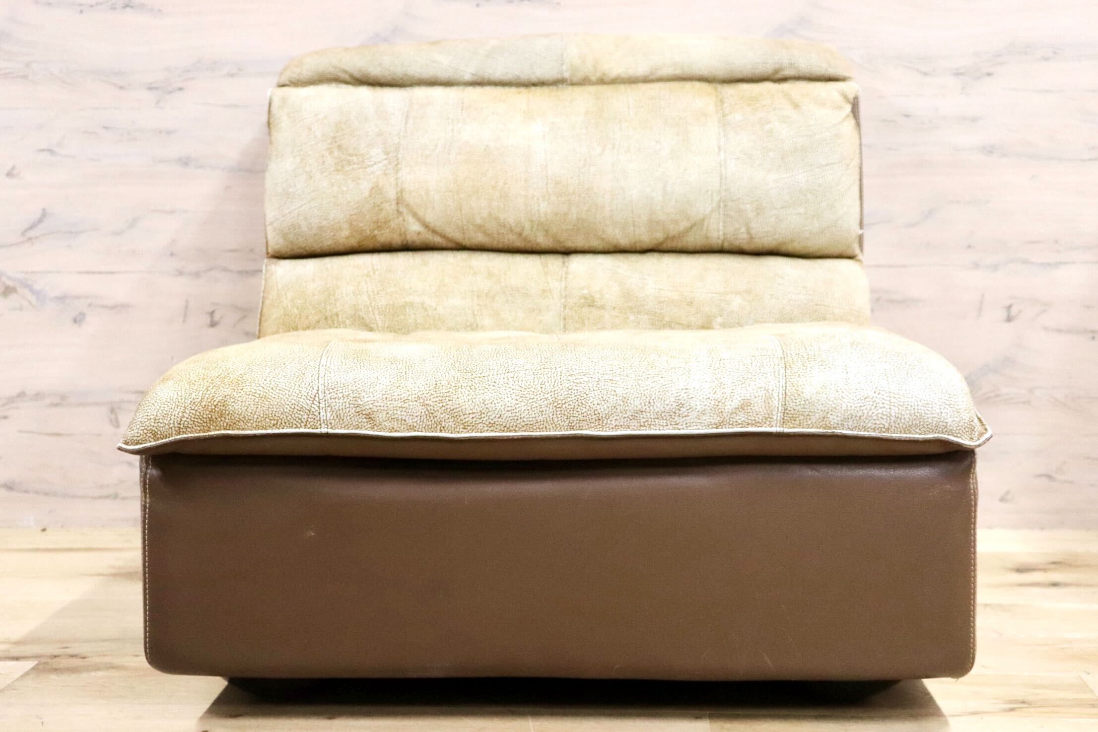 GMHS198C○rossi di albizzate / ロッシディアルビザーテ 1人掛けソファ ボルボネーゼ イタリア 最高峰 ヴィンテージ レザー 定価約120万