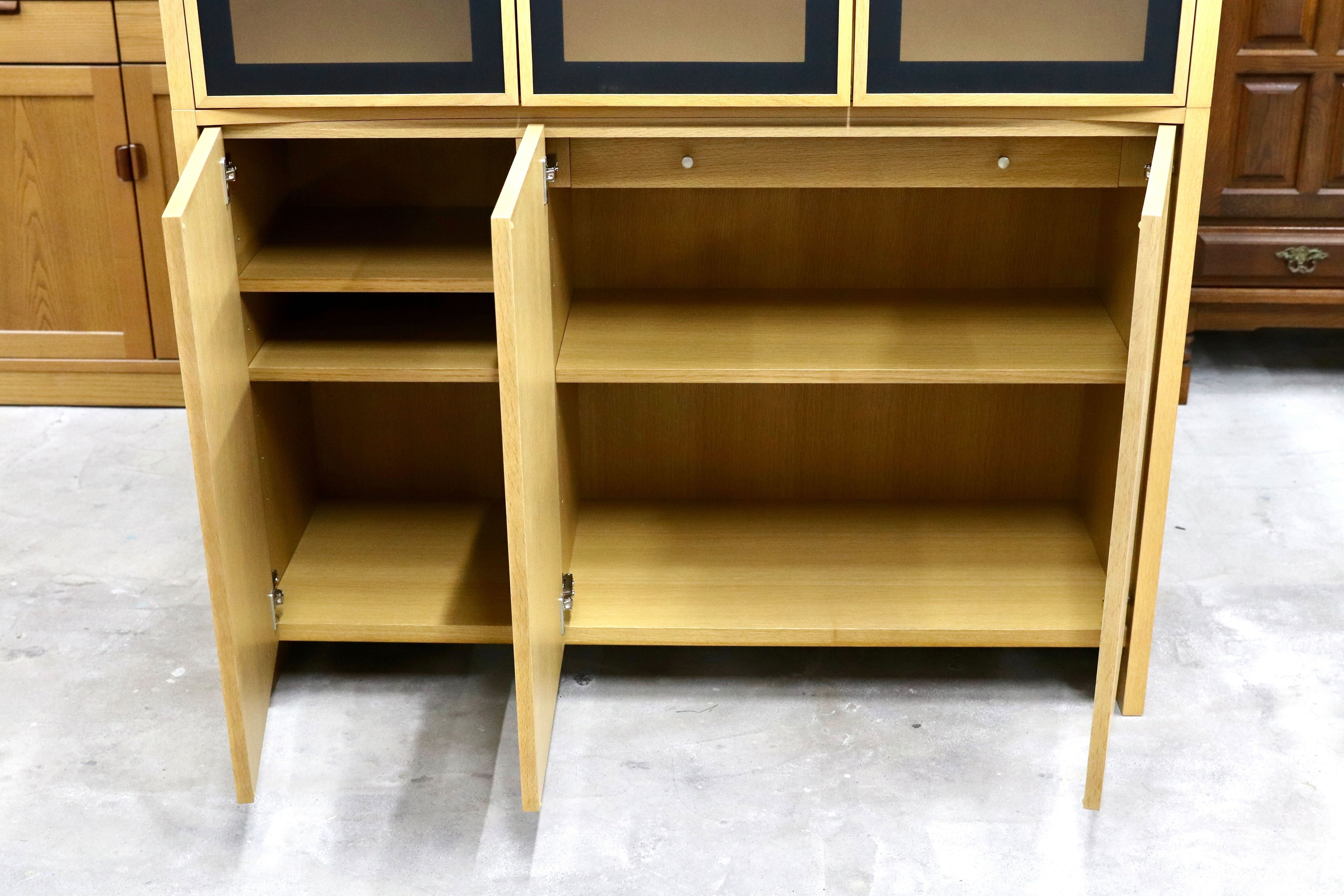 GMIK59○北欧スタイル オーク材 キャビネット 飾り棚 リビングボード シンプル ナチュラル 検)arflex CONDEHOUSE ACTUS